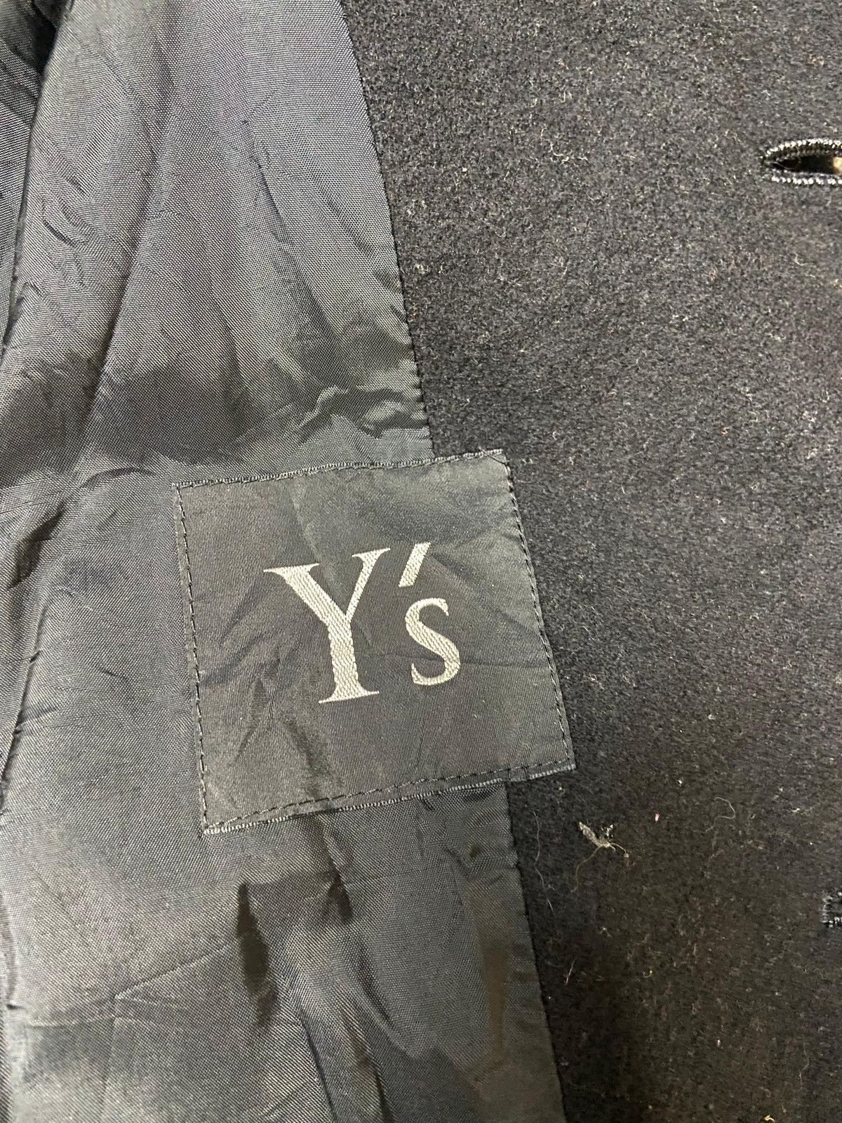 Y's Y’s x Yohji Yamamoto Long Wool Belted Coat (118) Size US XS / EU 42 / 0 - 8 Thumbnail