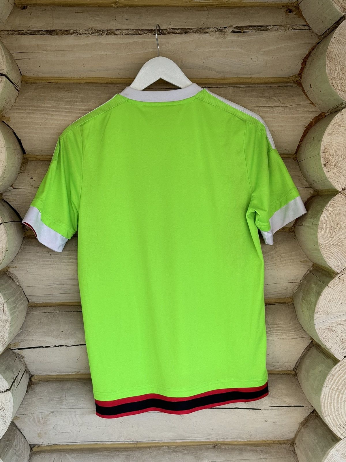 Adidas 2015 Adidas Ajax Acid Green soccer jersey Size US XS / EU 42 / 0 - 5 Thumbnail