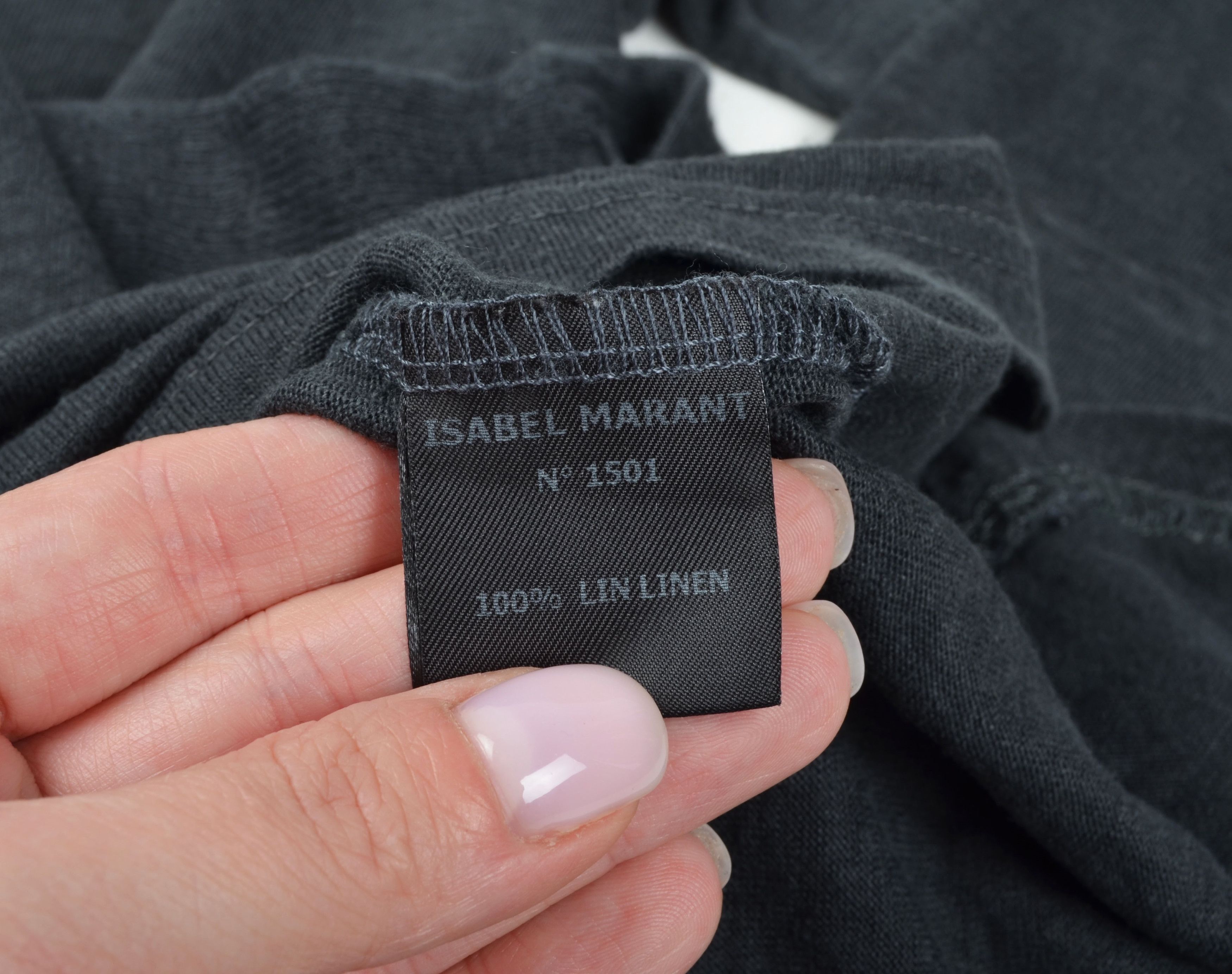 Isabel Marant Isabel Marant Etoile 100% Linen Gray Long Sleeve Top Size M / US 6-8 / IT 42-44 - 8 Thumbnail