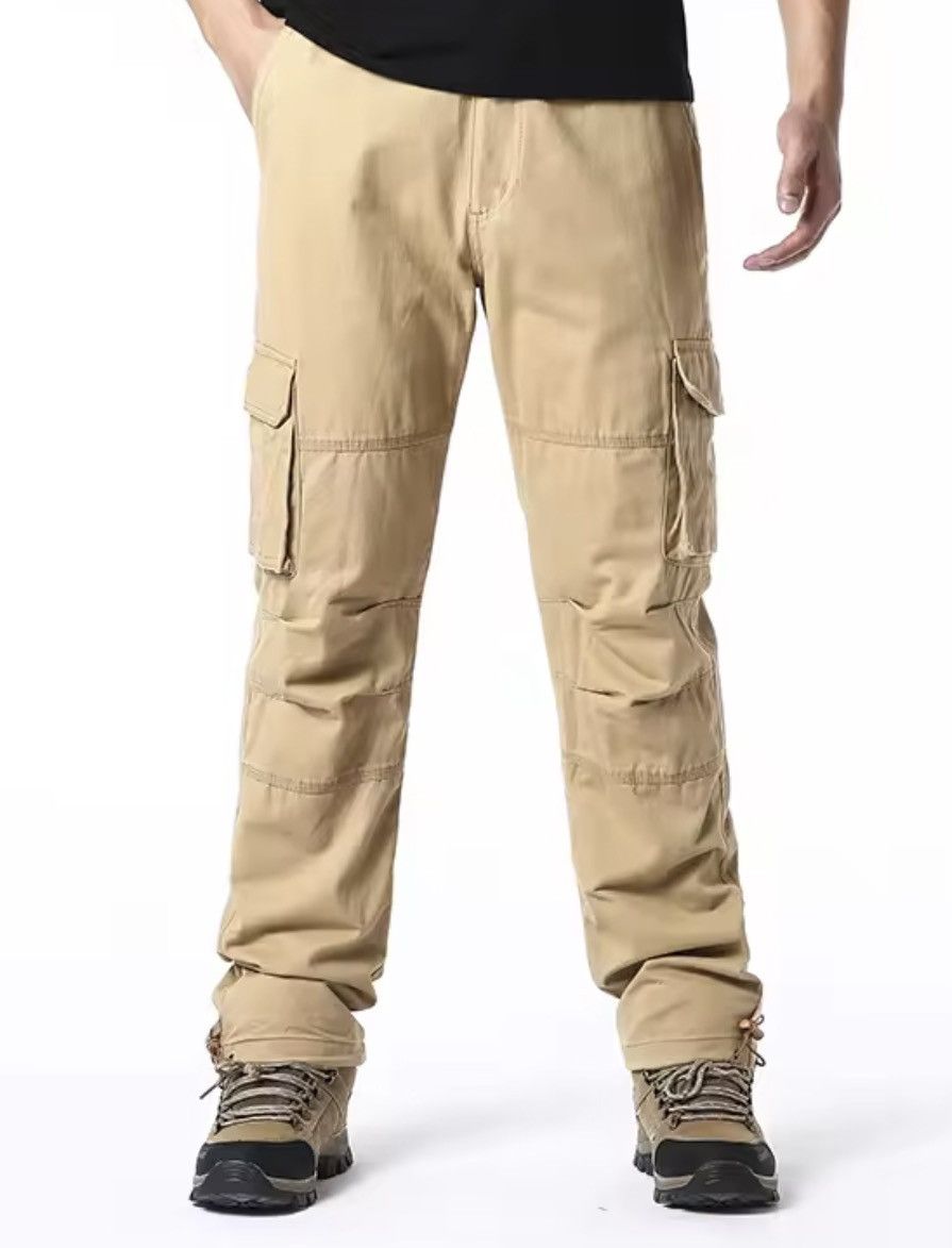 Japanese Brand 6 Pocket Cargo Pants Size US 31 - 1 Thumbnail