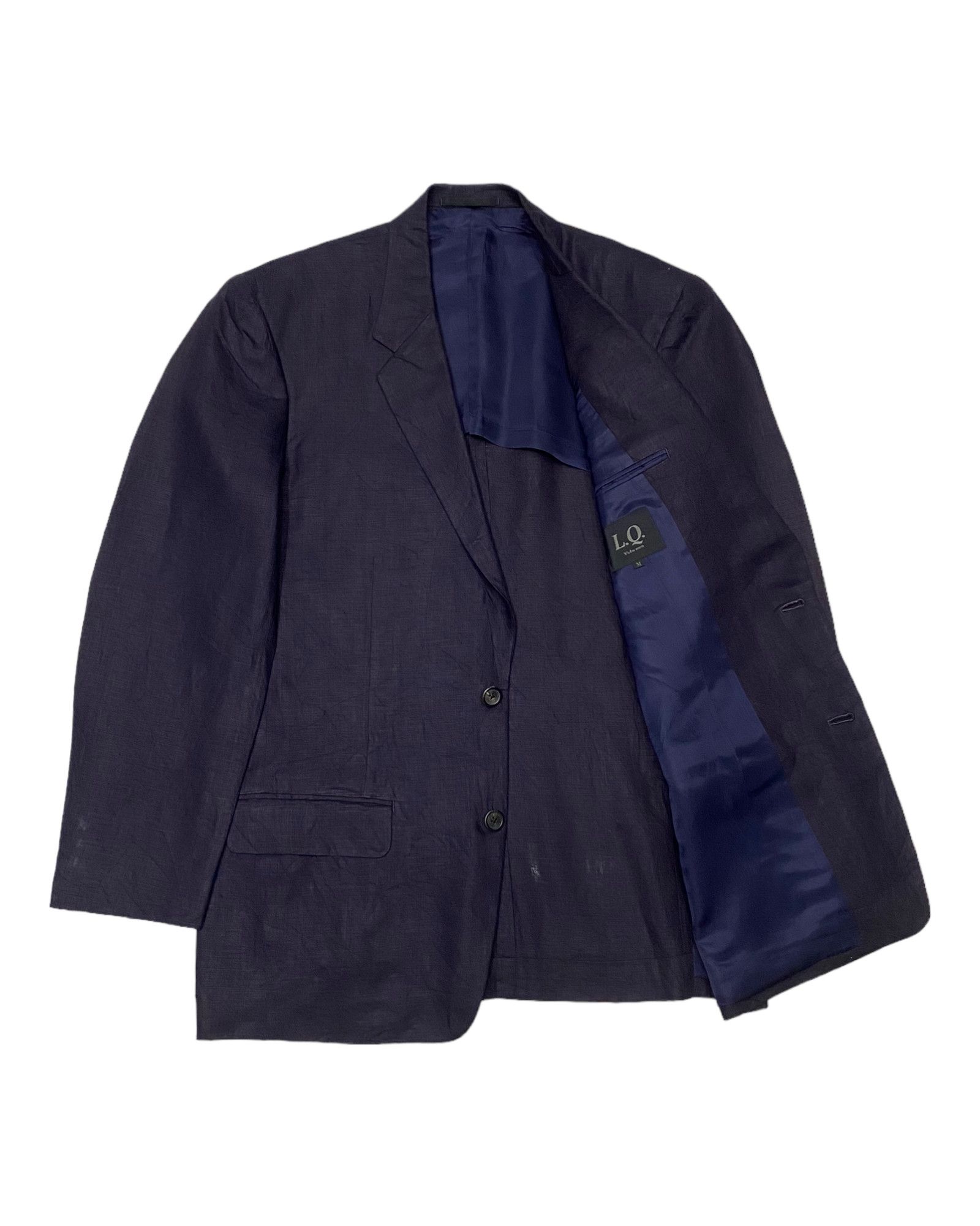 Y's × Y's for Men × Yohji Yamamoto 🔥Ys For Men L.Q Rare Color Dark Purple Blazer Coat Size US M / EU 48-50 / 2 - 4 Thumbnail