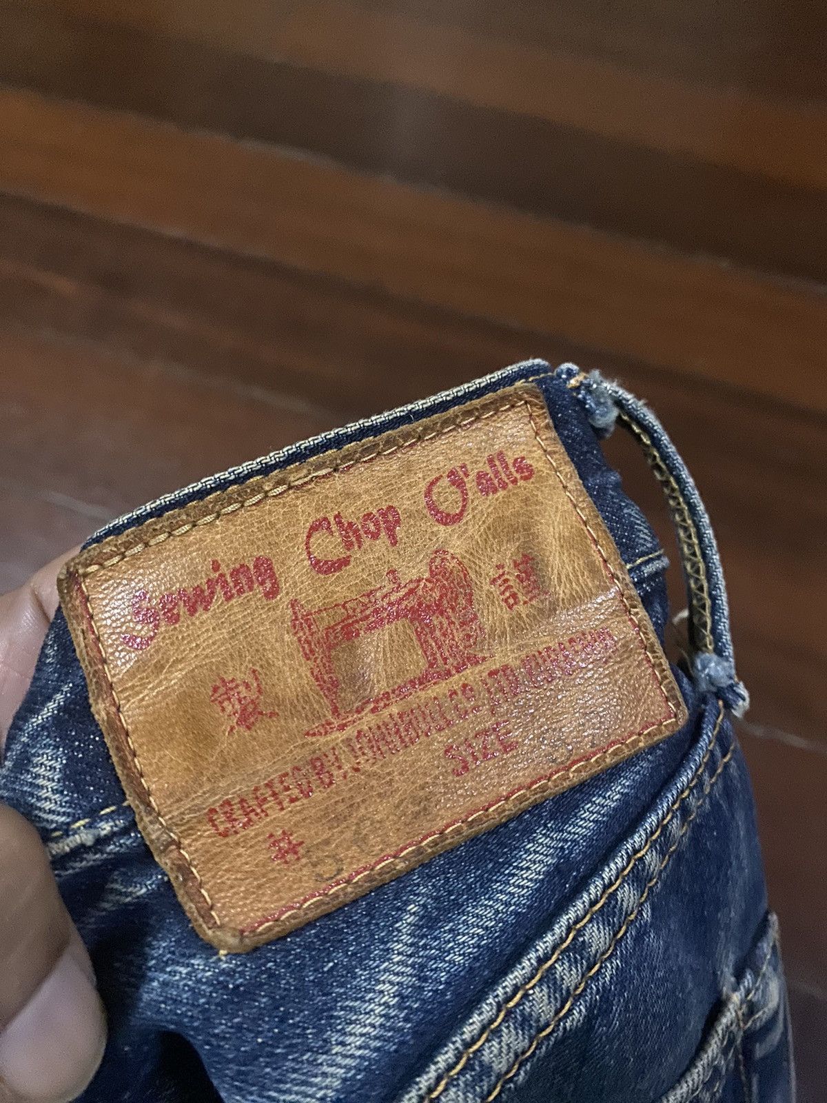 Japanese Brand VINTAGE Reworked Sewing Chop Overalls Selvedge rusty denim Size US 34 / EU 50 - 17 Thumbnail