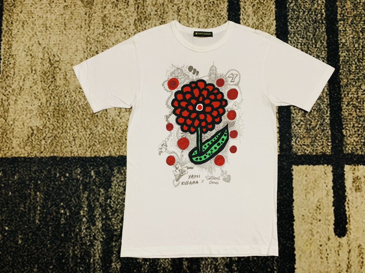 Japanese Brand LAST DROP#Vintage 24 Hour Television Floral Made In Japan Size US S / EU 44-46 / 1 - 1 Thumbnail