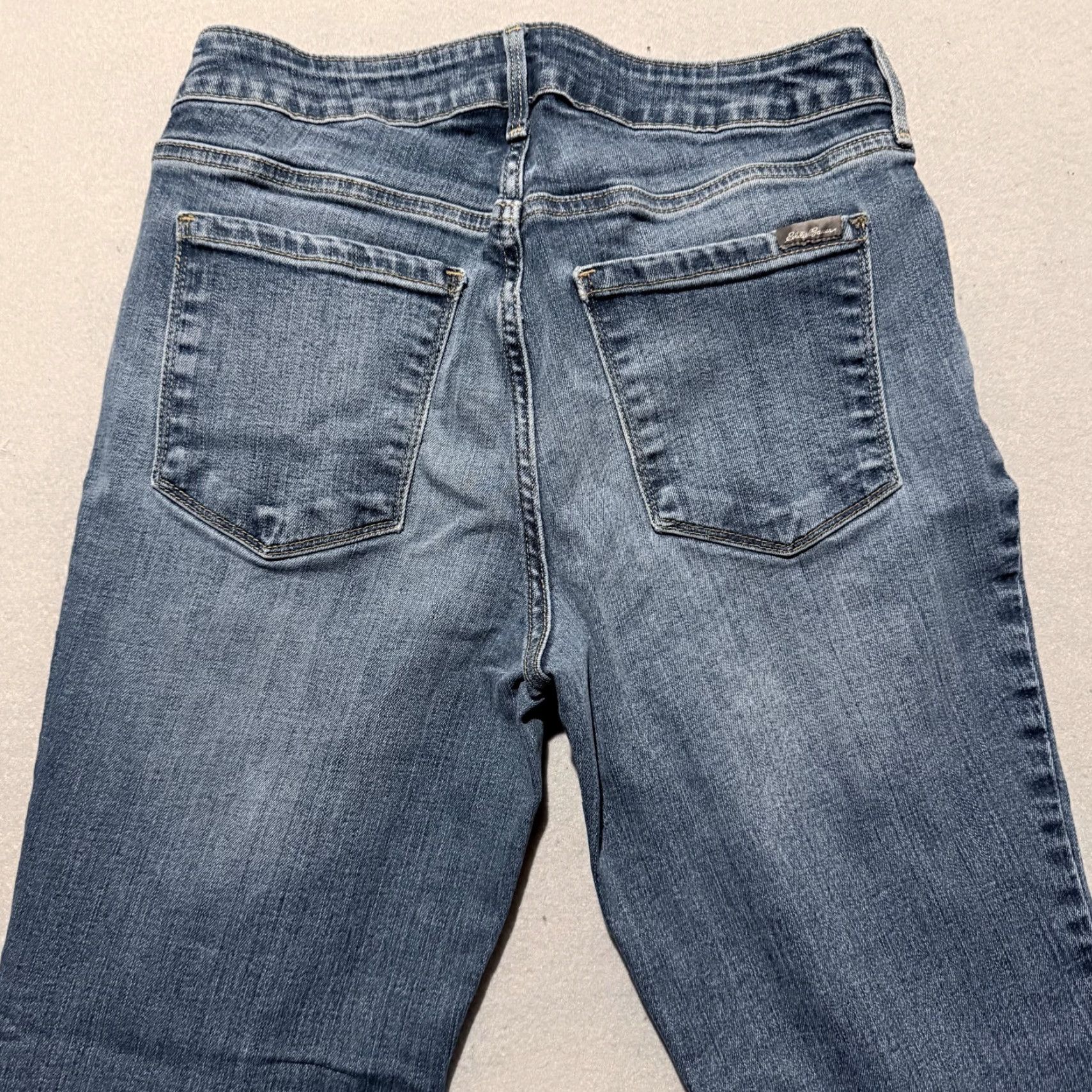 Eddie Bauer Eddie Bauer Jeans Bootcut Womens Medium Blue Pockets 5-Pocket Denim Regular Rise Mid 28x26 Size M Size 32" / US 10 / IT 46 - 4 Thumbnail