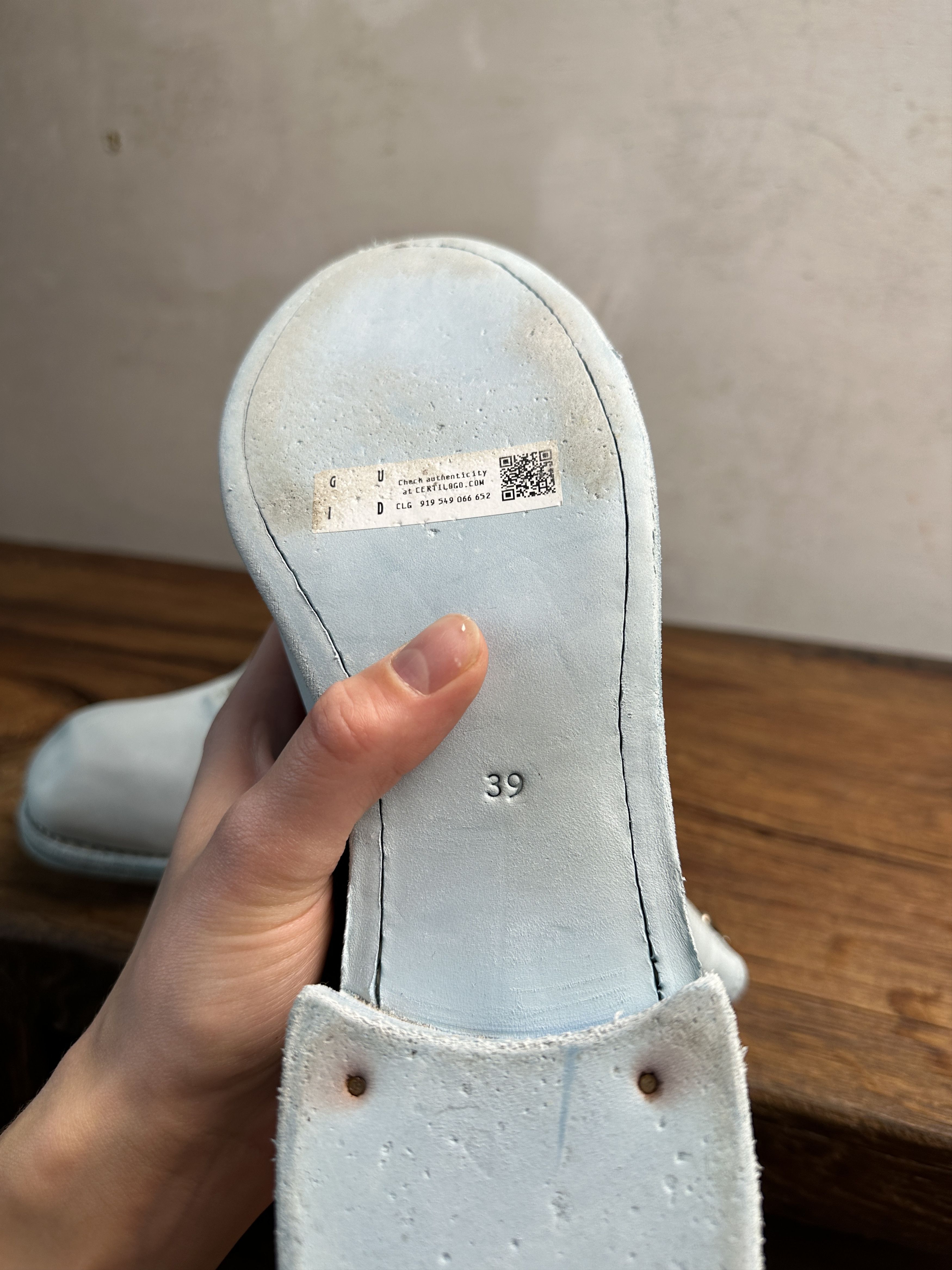 Guidi Guidi PL1 Front Zip Light Blue Leather Boots Size US 9 / IT 39 - 9 Thumbnail