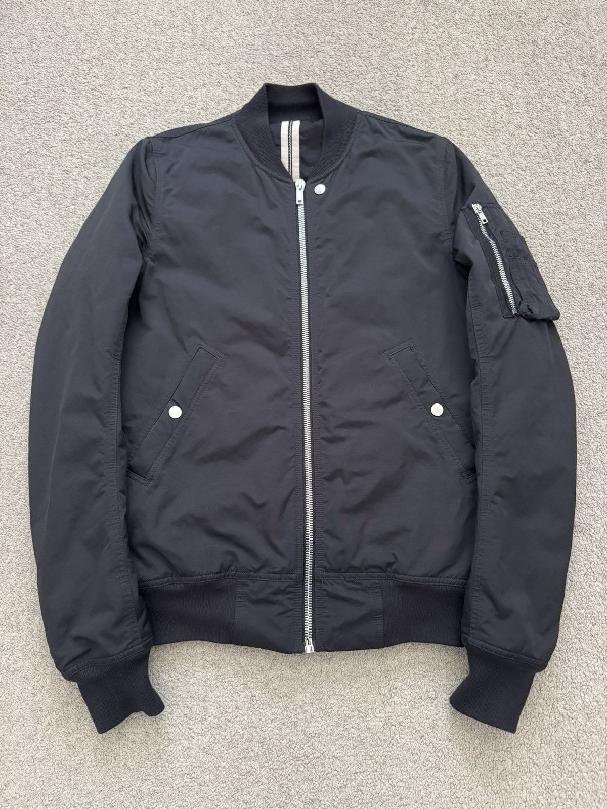 FW17 Rick Owens DRKSHDW Nylon Button Sling Bomber Jacket