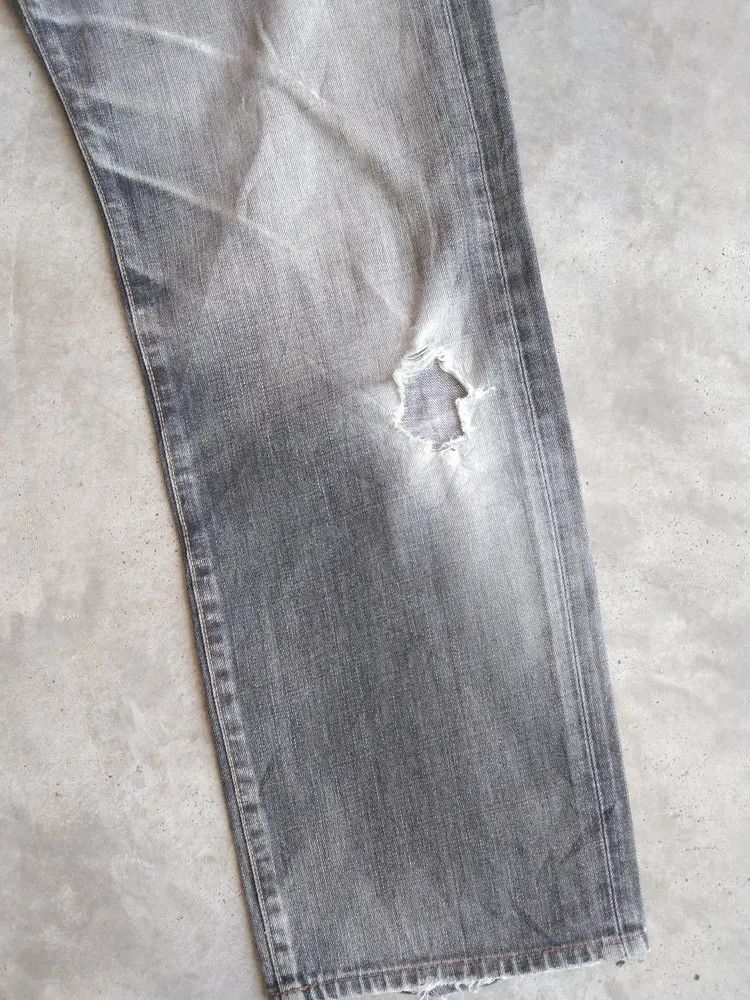 Japanese Brand Vintage S-003 Uniqlo Distressed Jeans 34x30 Size US 34 / EU 50 - 6 Thumbnail