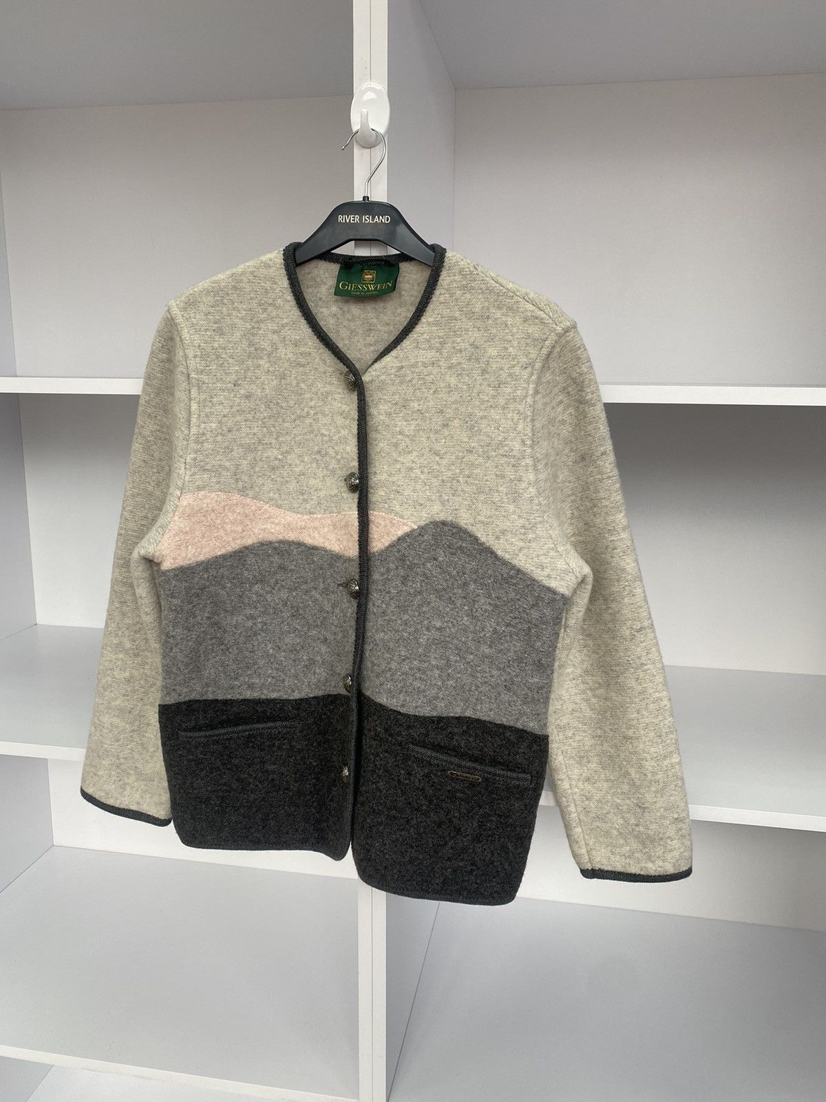 Designer × GIESSWEIN × Vintage Vintage GIESSWEIN WOOL SWEATER Womens Austria Cardigan Size XS / US 0-2 / IT 36-38 - 8 Thumbnail