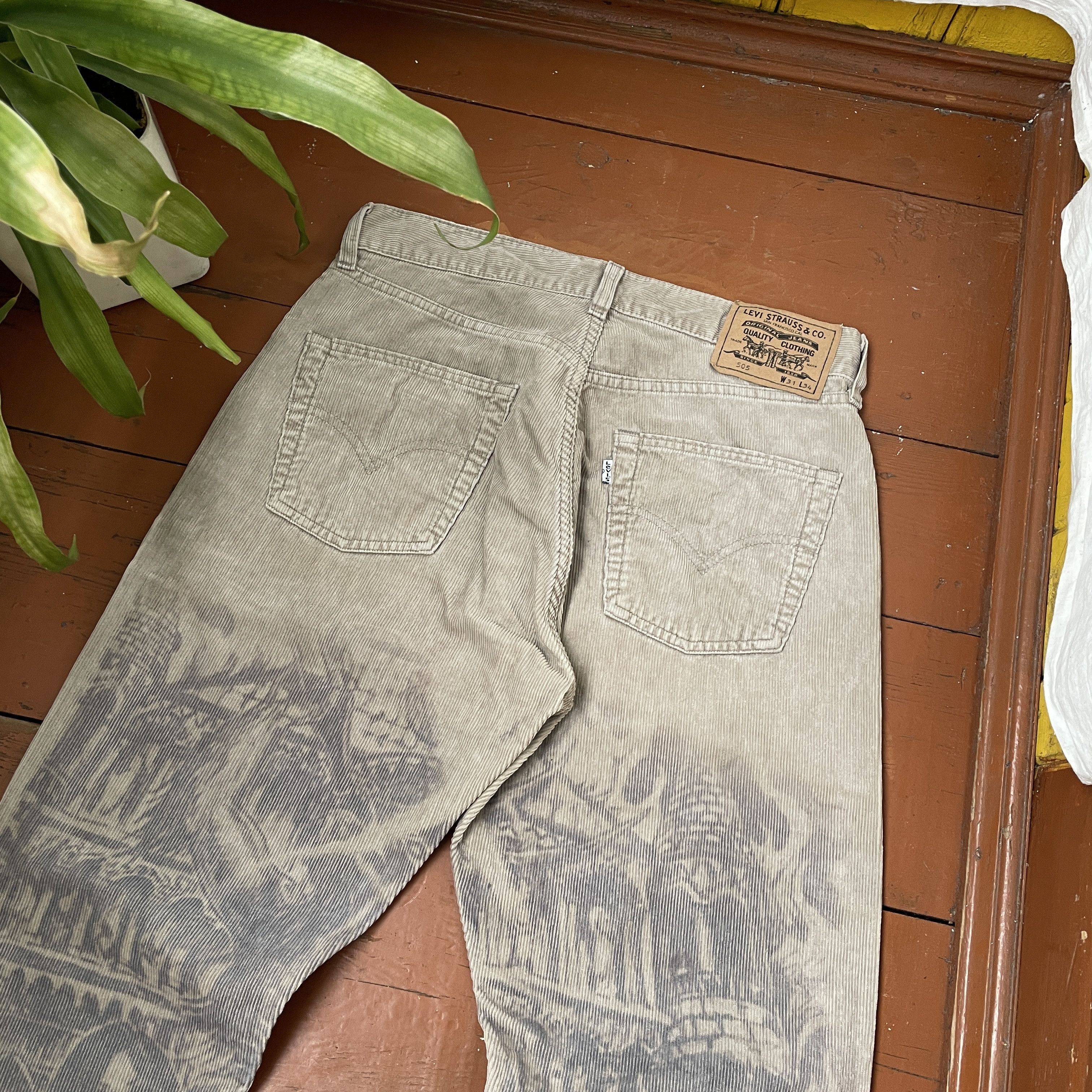 Levi's Custom Levi's Pants art faded y2k opium faded distressed Size US 31 - 6 Thumbnail