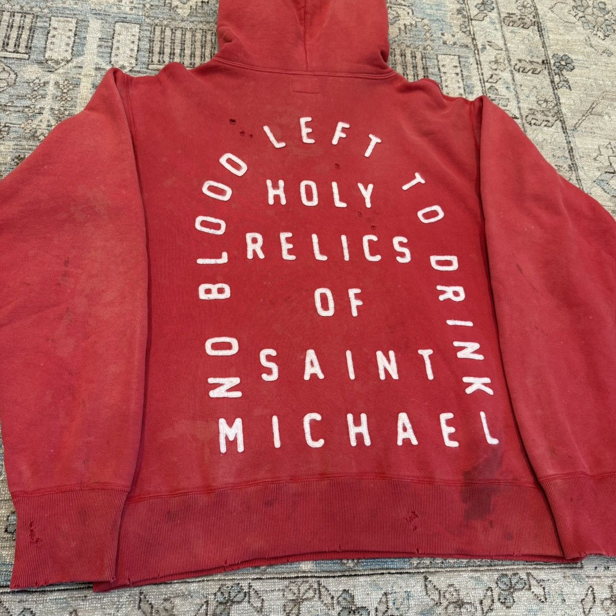 Saint Michael Felt Hoodie Size US M / EU 48-50 / 2 - 7 Thumbnail