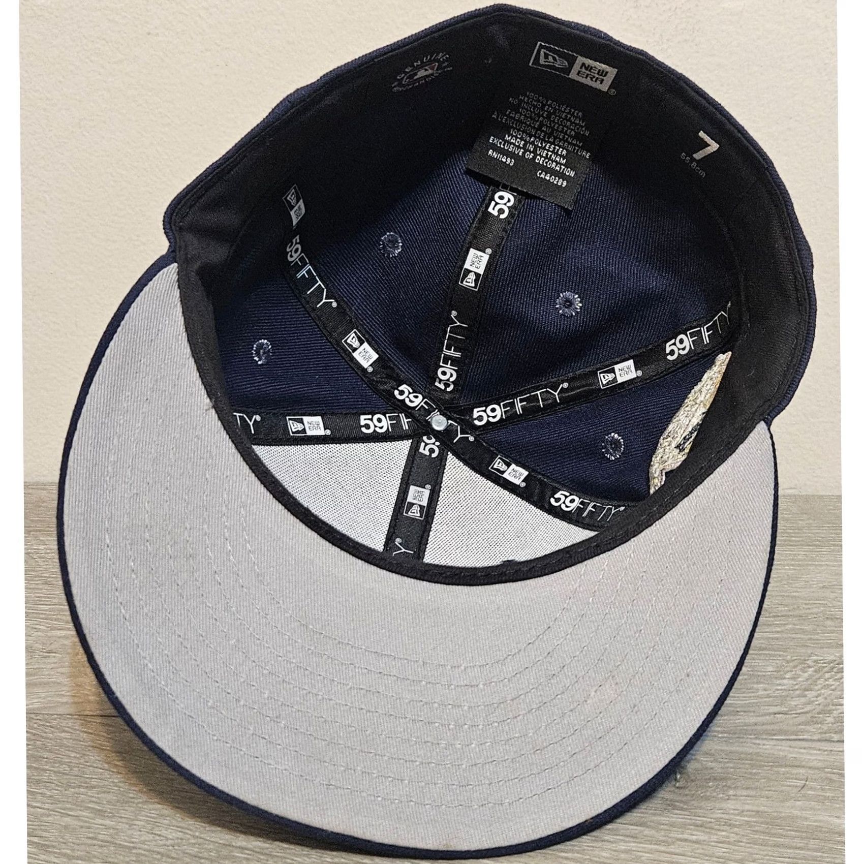 New Era New Era Los Angeles Dodgers Stadium Patch Hat Size 7 Navy Blue Mens 40th Anniversary Size ONE SIZE - 6 Thumbnail