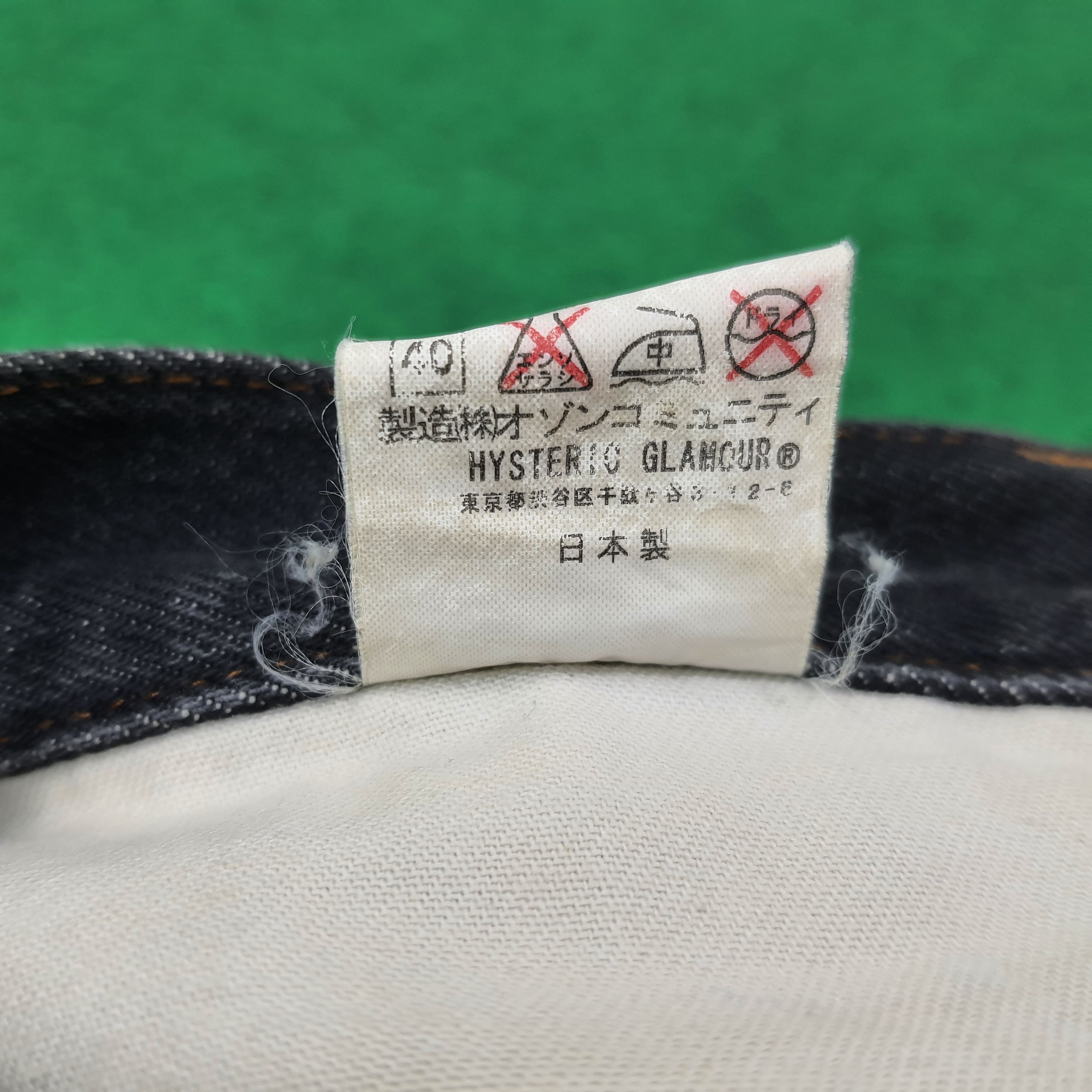 Hysteric Glamour Vintage Hysteric Glamour Japan Custom Logo C244N18 Size 26" / US 2 / IT 38 - 9 Thumbnail
