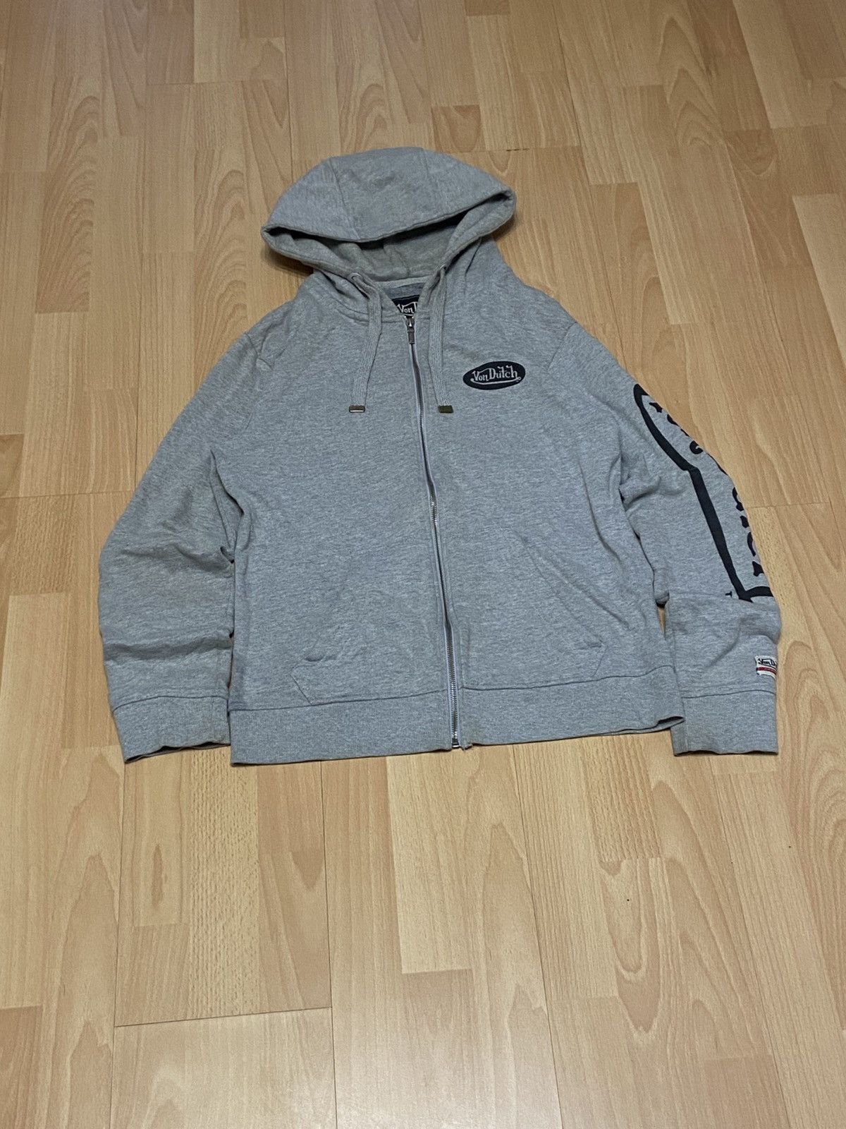 Japanese Brand × Vintage × Von Dutch 🔥 Y2K VON DUTCH 90’S ZIP HOODIE Size US M / EU 48-50 / 2 - 1 Thumbnail