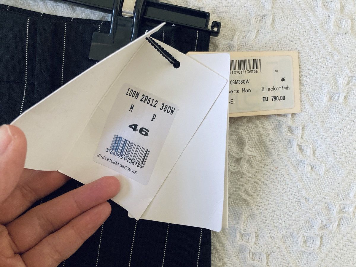 Celine CELINE 22SS BY HEDI SILIMANE Pinstripe Wide Leg Pants Size US 30 / EU 46 - 8 Thumbnail
