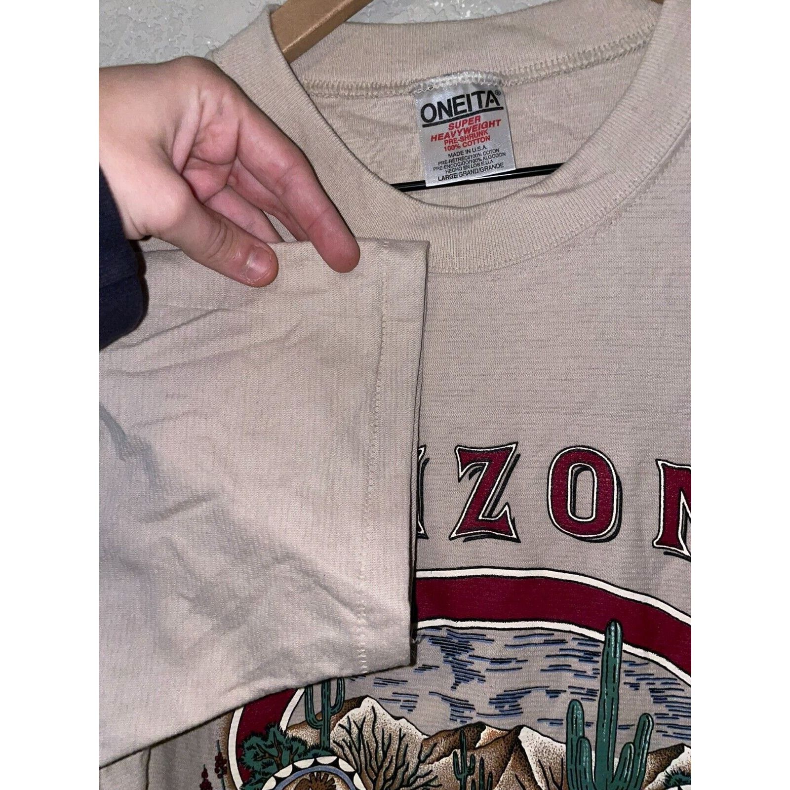 Vintage Vintage Arizona Shirt AZ Sun Country Cactus Aboriginal 90s L Size US L / EU 52-54 / 3 - 10 Thumbnail