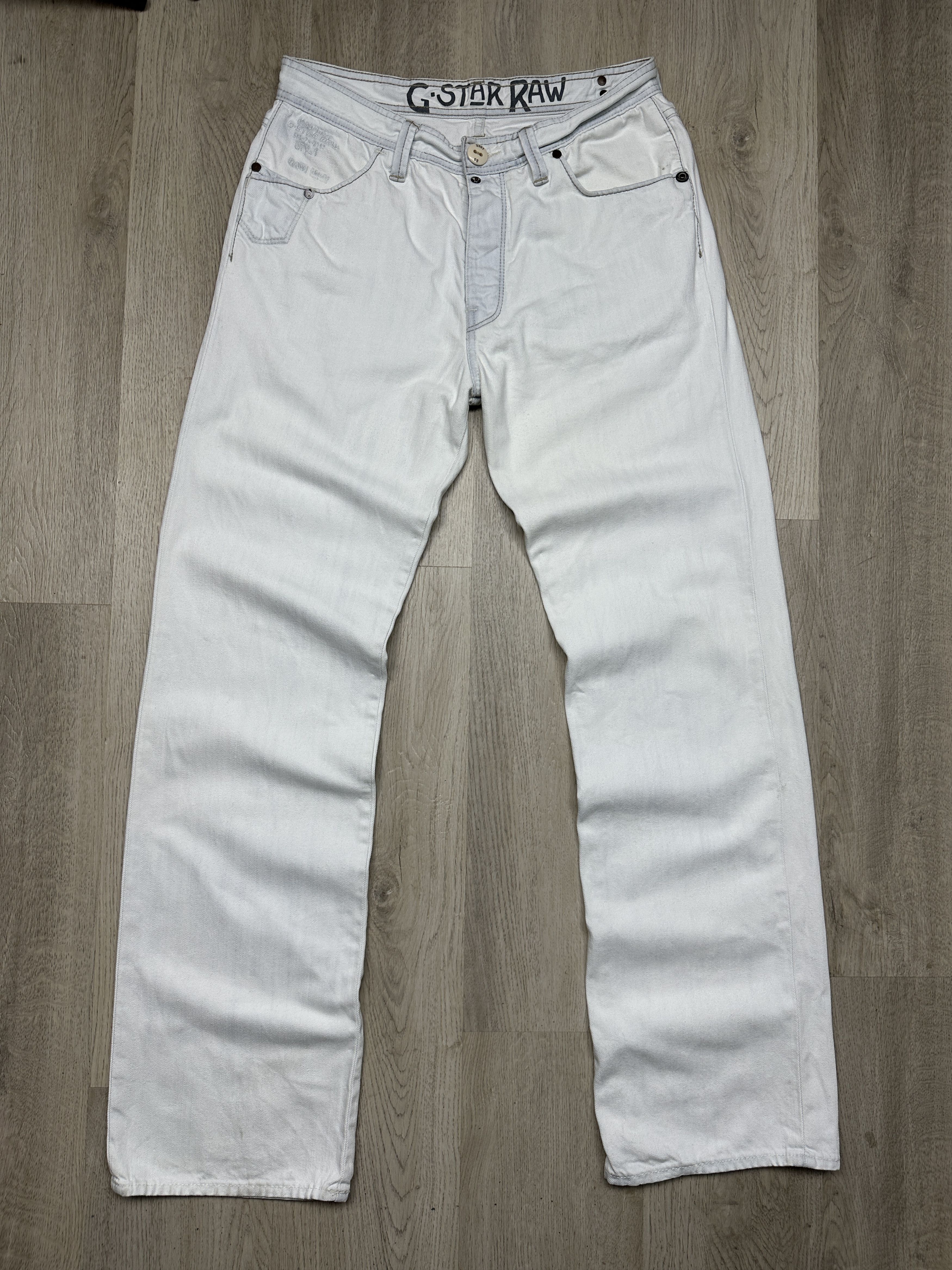 G-Star G Star Raw Mens Locker Regular Denim Pants Jeans Size US 33 - 4 Thumbnail