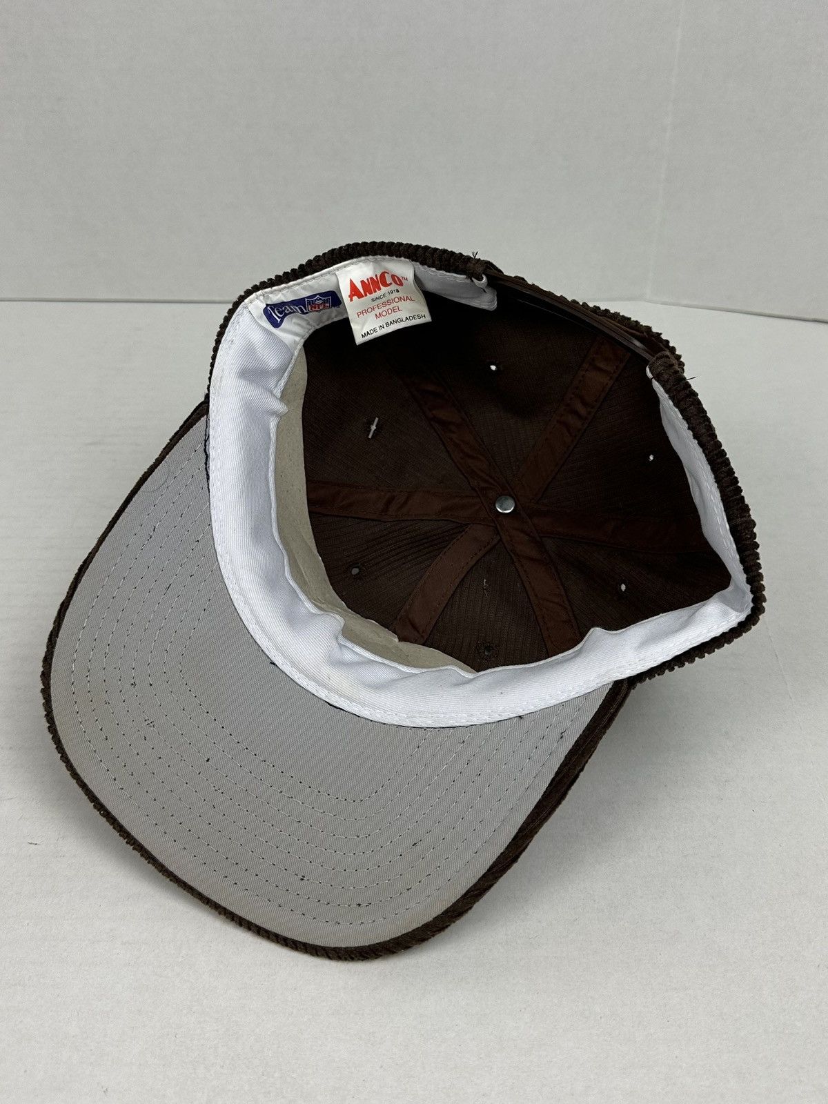 NFL Vintage Cleveland Browns Corduroy Snapback Hat Annco NFL 90s Size ONE SIZE - 7 Thumbnail
