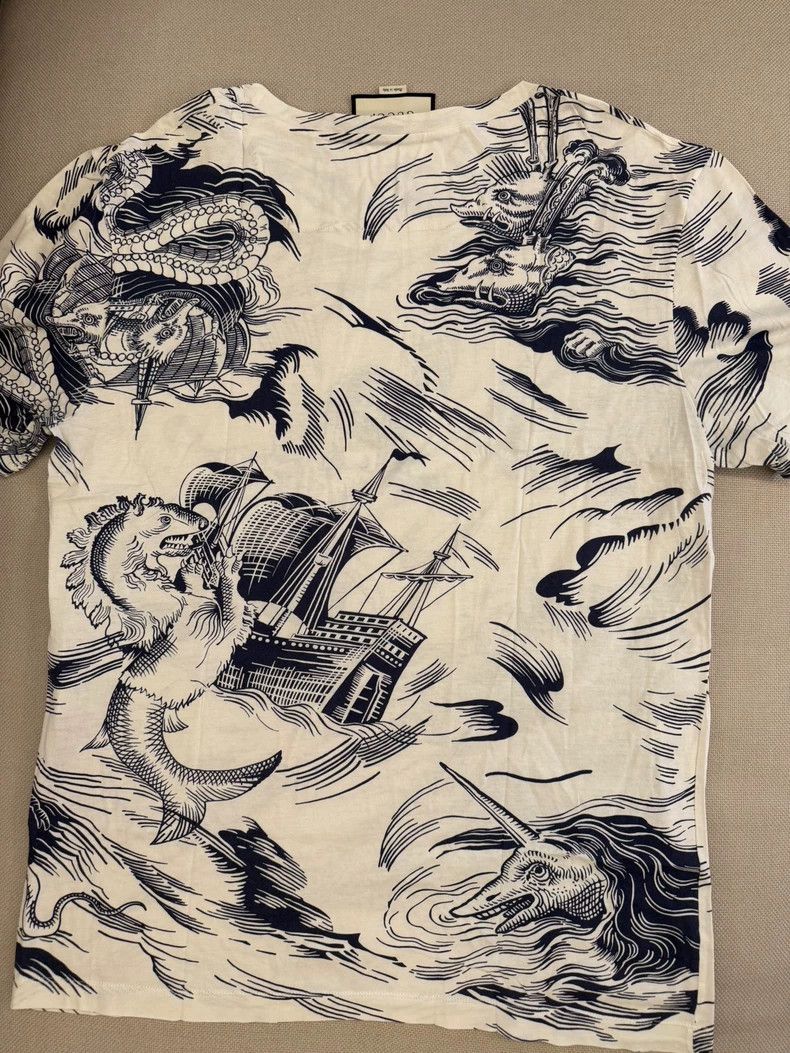 Gucci Gucci Men's short sleeves 2503-Nextarrow Size US L / EU 52-54 / 3 - 4 Thumbnail