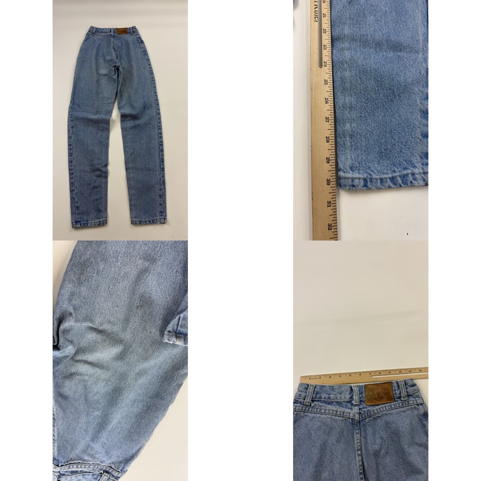 Asos SOS Jeans Womens 3/4 Light Wash Denim High Rise Mom Straight Leg Jeans Size 26" / US 2 / IT 38 - 8 Thumbnail
