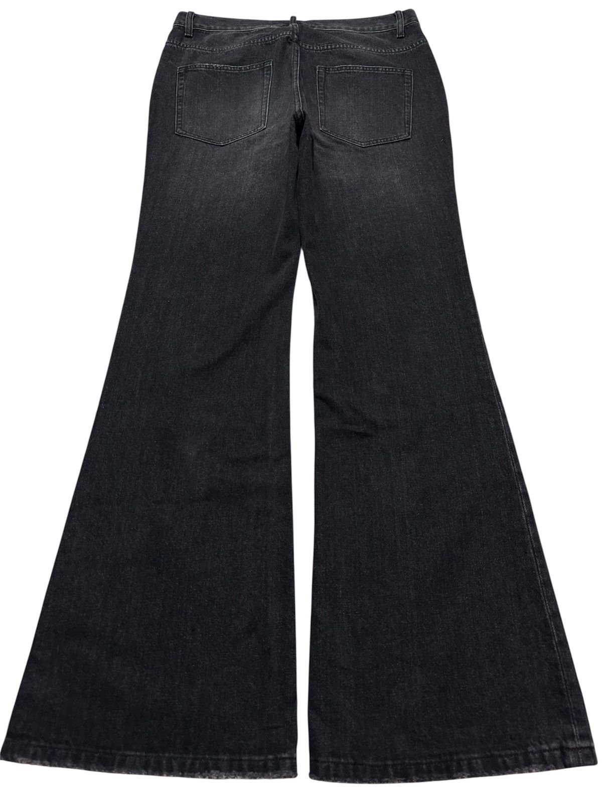 Beauty Beast 💥MEGA FLARED SICK💥CRINS RUSTY MUDWASH BAGGY BOOTCUT JEANS Size US 33 - 2 Thumbnail