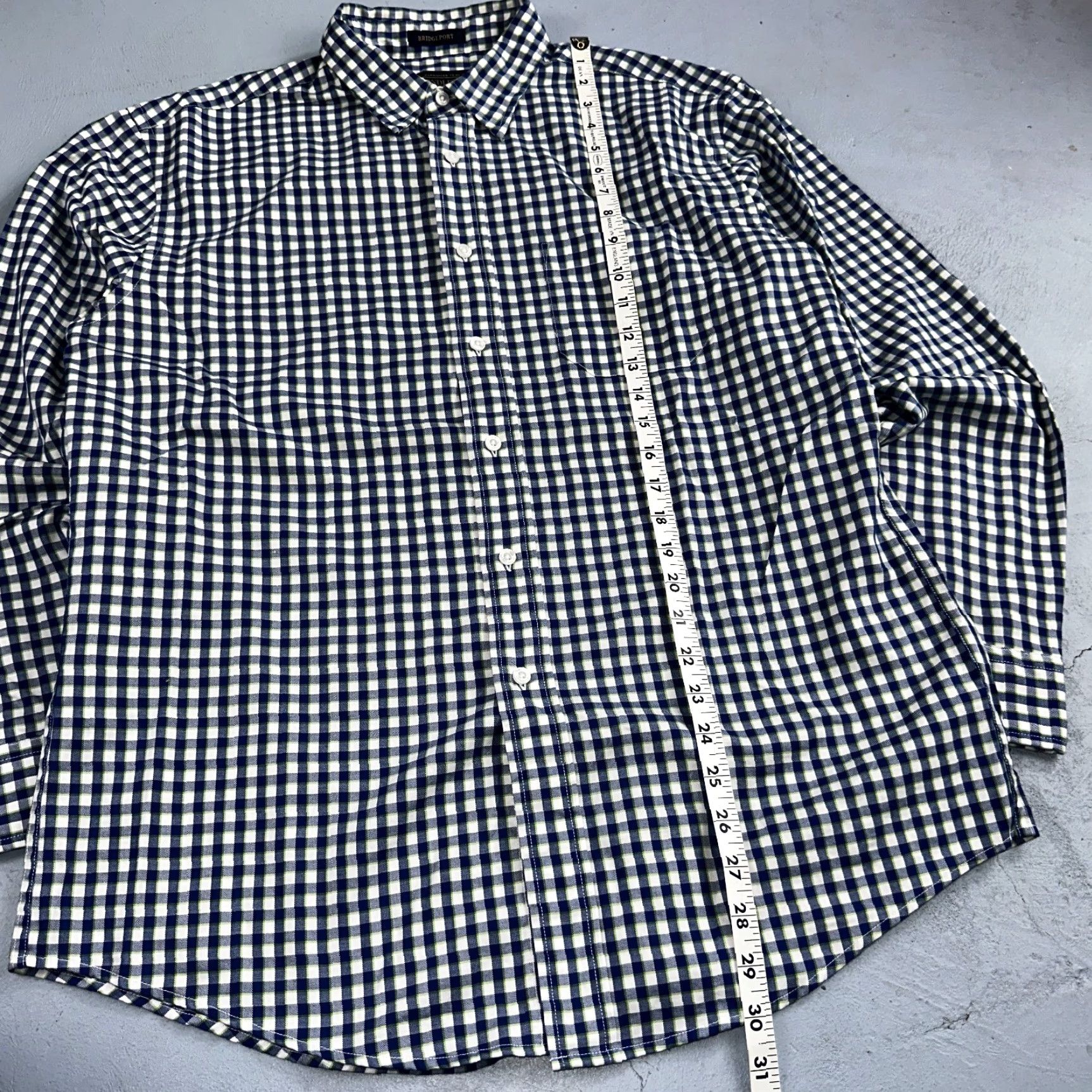 Pendleton Pendleton Bridgeport Shirt Men's Size L Blue Lime Check Long Sleeve Button Down Size US L / EU 52-54 / 3 - 3 Thumbnail