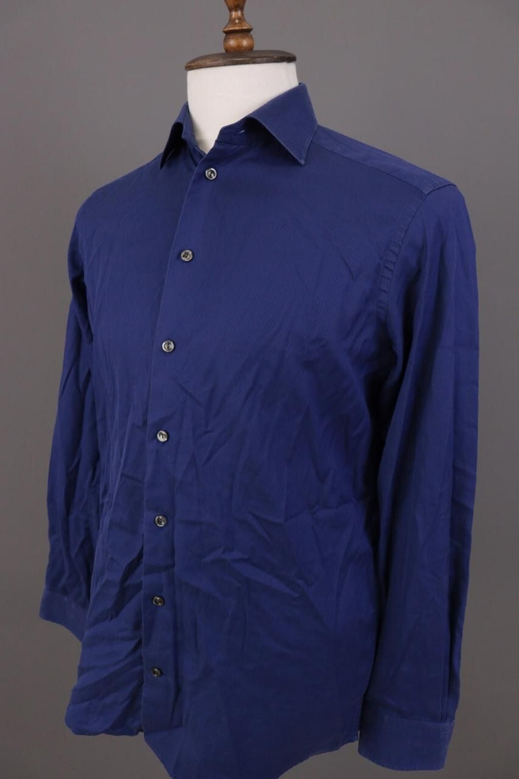 Eton Eton Contemporary Blue Signature Twill Shirt Size 39 / 15.5 Size US M / EU 48-50 / 2 - 9 Thumbnail