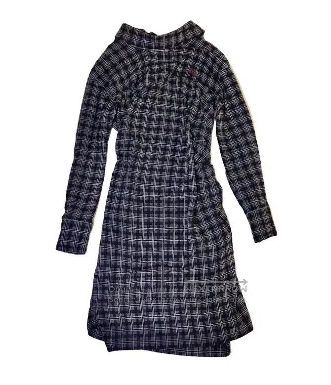 Vivienne Westwood Vivienne Westwood Gray-black plaid planet embroidered dres Size S / US 4 / IT 40 - 4 Thumbnail