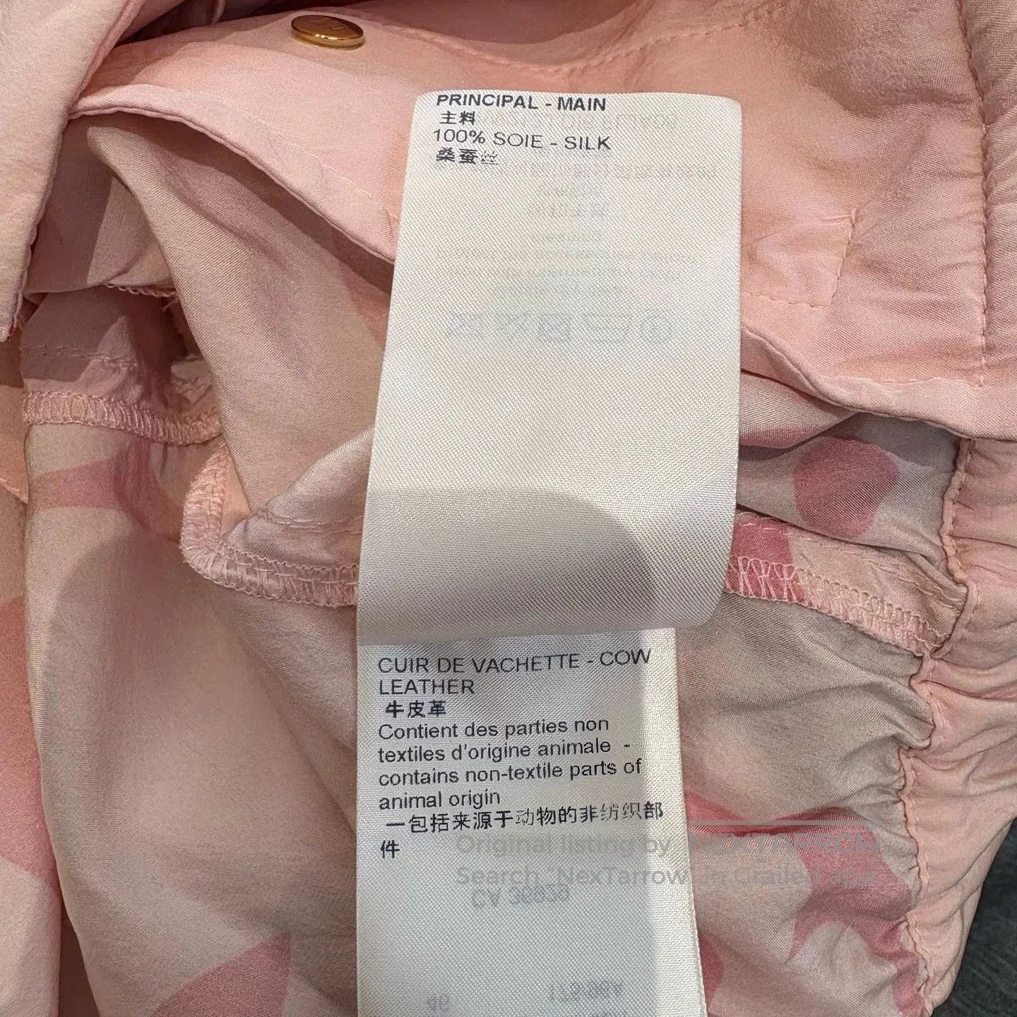 Louis Vuitton Louis Vuitton Pink Monogram Silk Jacket. Size US XS / EU 42 / 0 - 8 Thumbnail