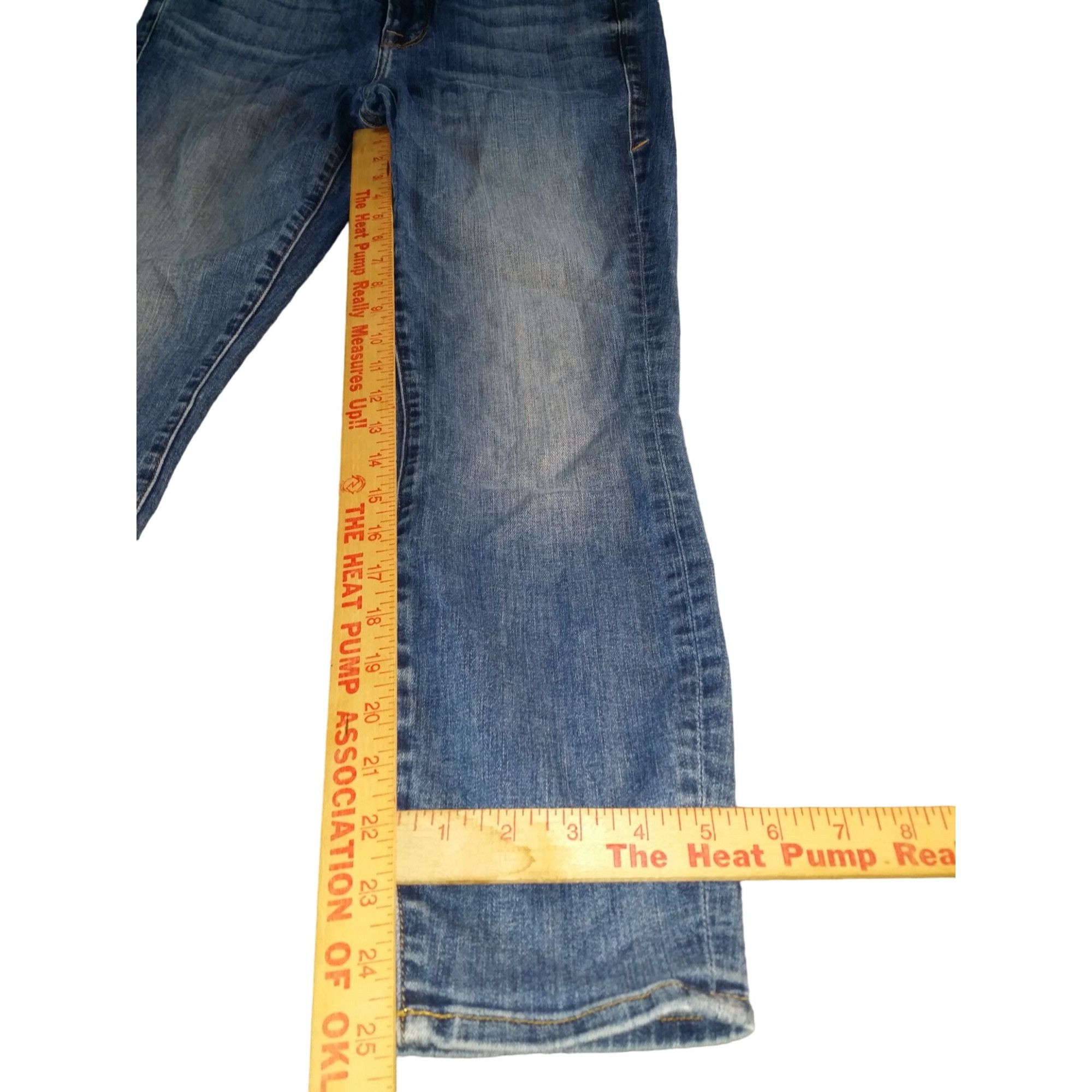 Good American Good American Crop Jeans Women Sz 2/26 Good Legs GLC148T Ski Size 26" / US 2 / IT 38 - 6 Thumbnail