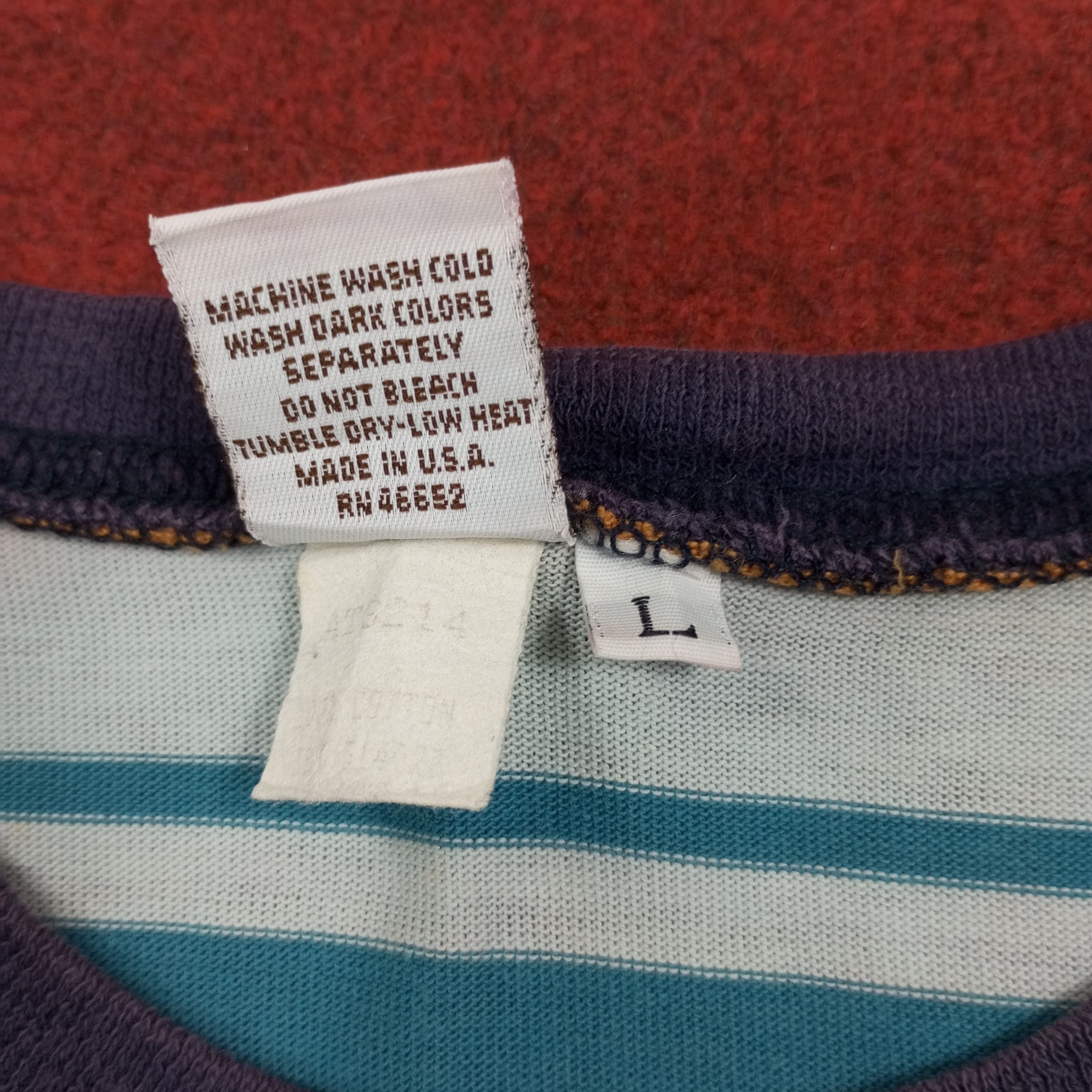 Hang Ten × Vintage Hang Ten Pocket Stripes Design Tshirt Size US L / EU 52-54 / 3 - 8 Thumbnail