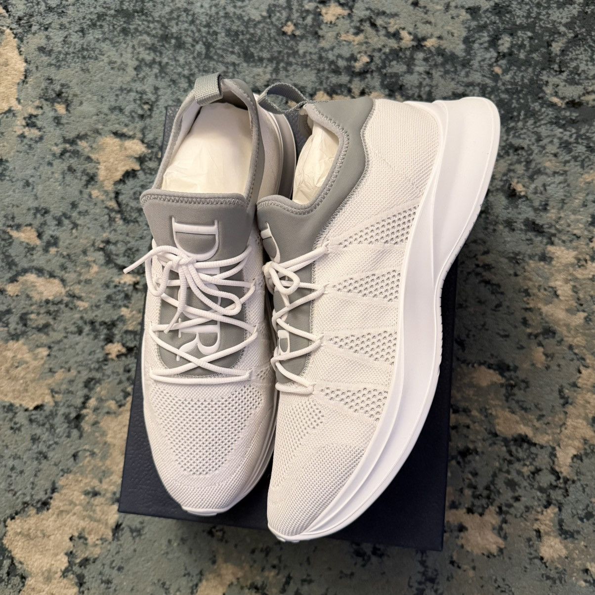 Dior Dior B25 Low Top Gray Neoprene Sneakers Size 46 (13US) Size US 13 / EU 46 - 1 Thumbnail