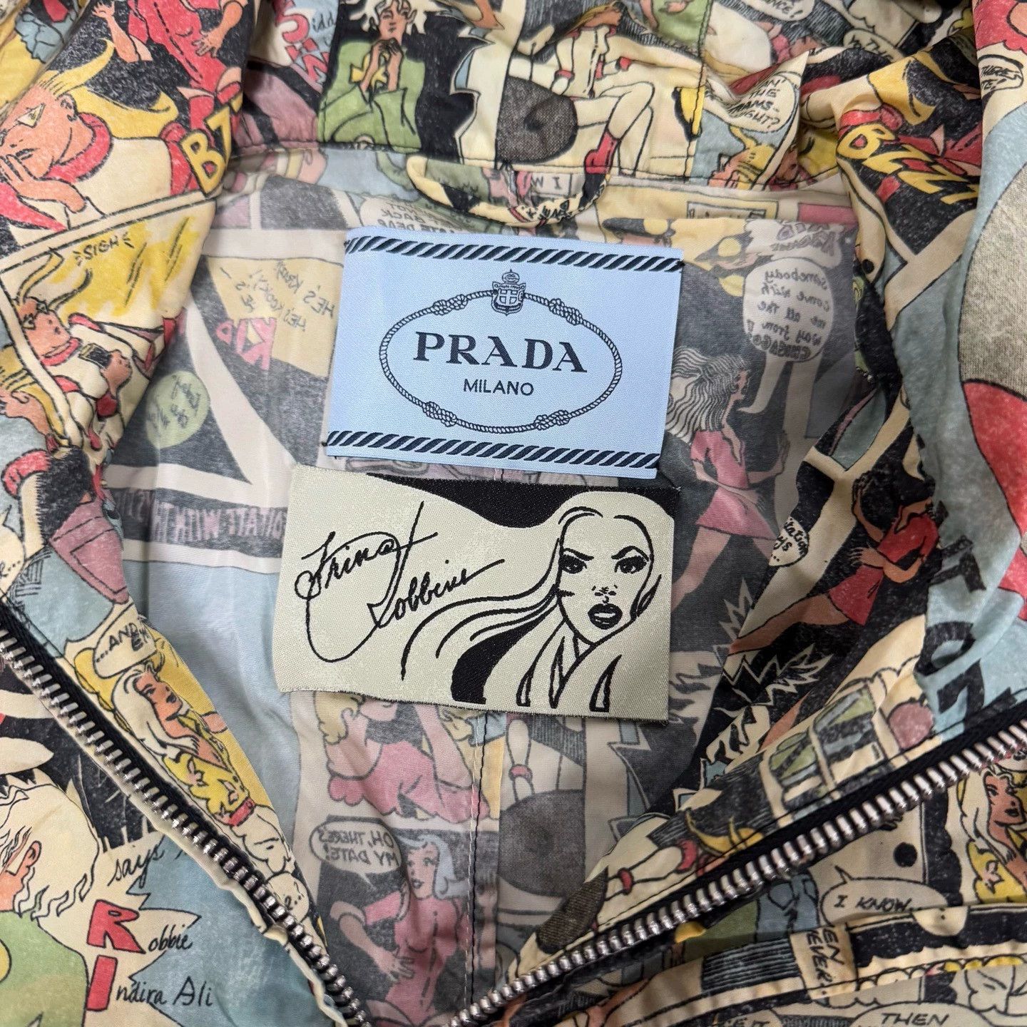 Prada Prada Collaboration Cartoon Hooded Windbreaker Size S / US 4 / IT 40 - 6 Thumbnail