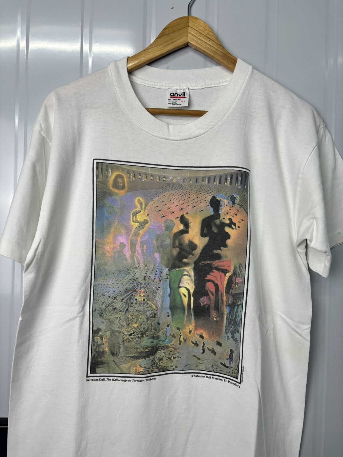 Vintage VERY RARE! Vintage 90’s Salvador Dali Hallucinogenic Art Size US L / EU 52-54 / 3 - 3 Thumbnail