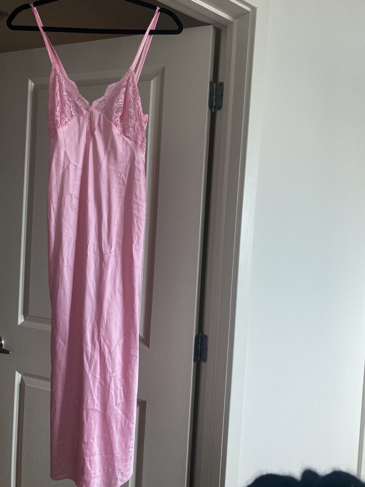 image of Valentino Intimo Slip Maxi Dress in Pink, Women's (Size XS)