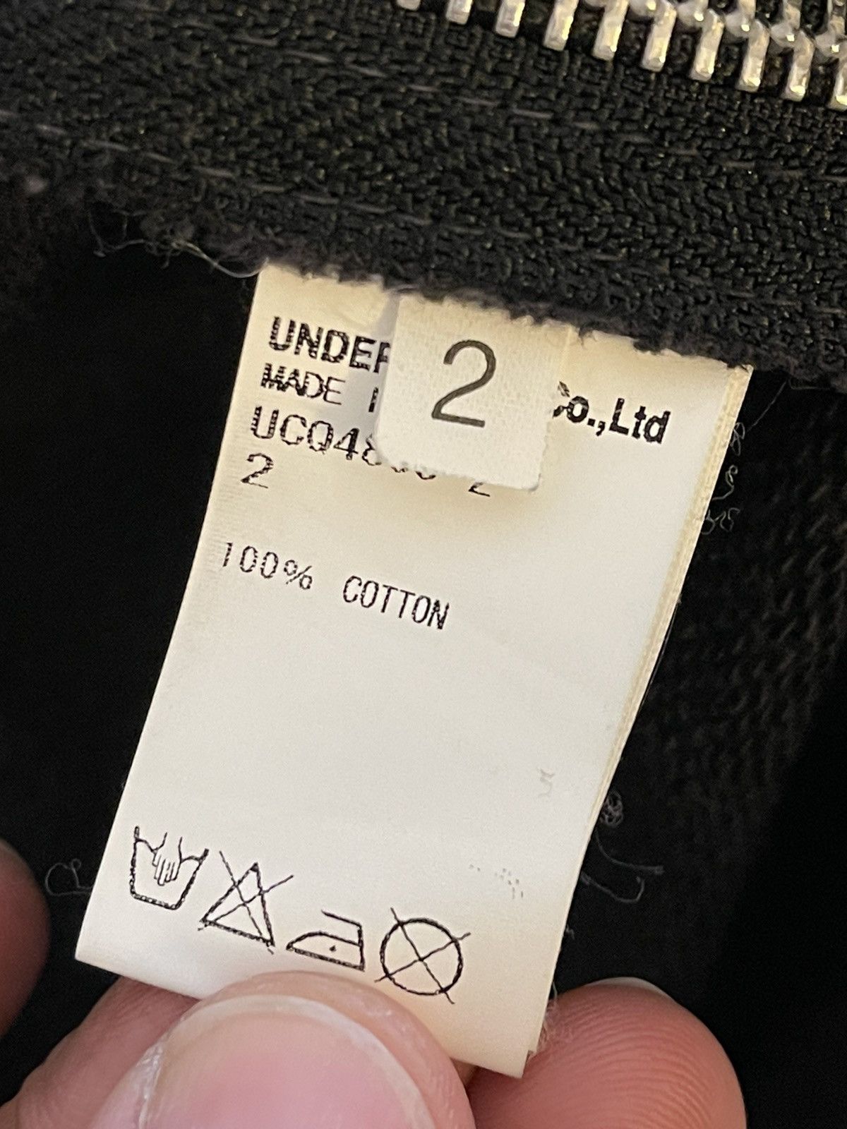 Undercover SS2003 Undercover 'SCAB' 3/4 Zip Hoodie Size US M / EU 48-50 / 2 - 9 Thumbnail
