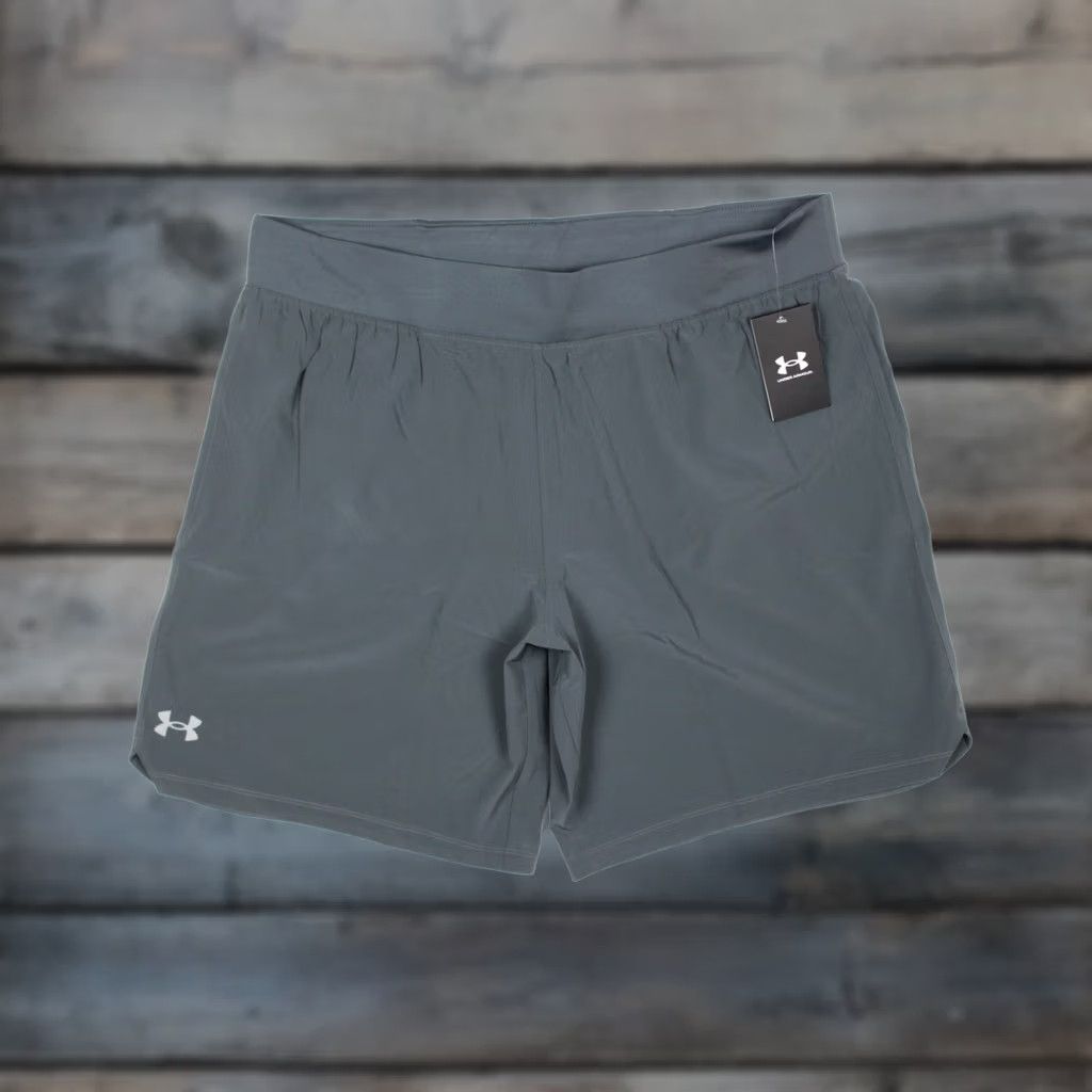 Under Armour Under Armour Men's Speedpocket 9" Shorts Gym Running Lined XXL Gray 1376998 012 Size US 39 - 1 Thumbnail
