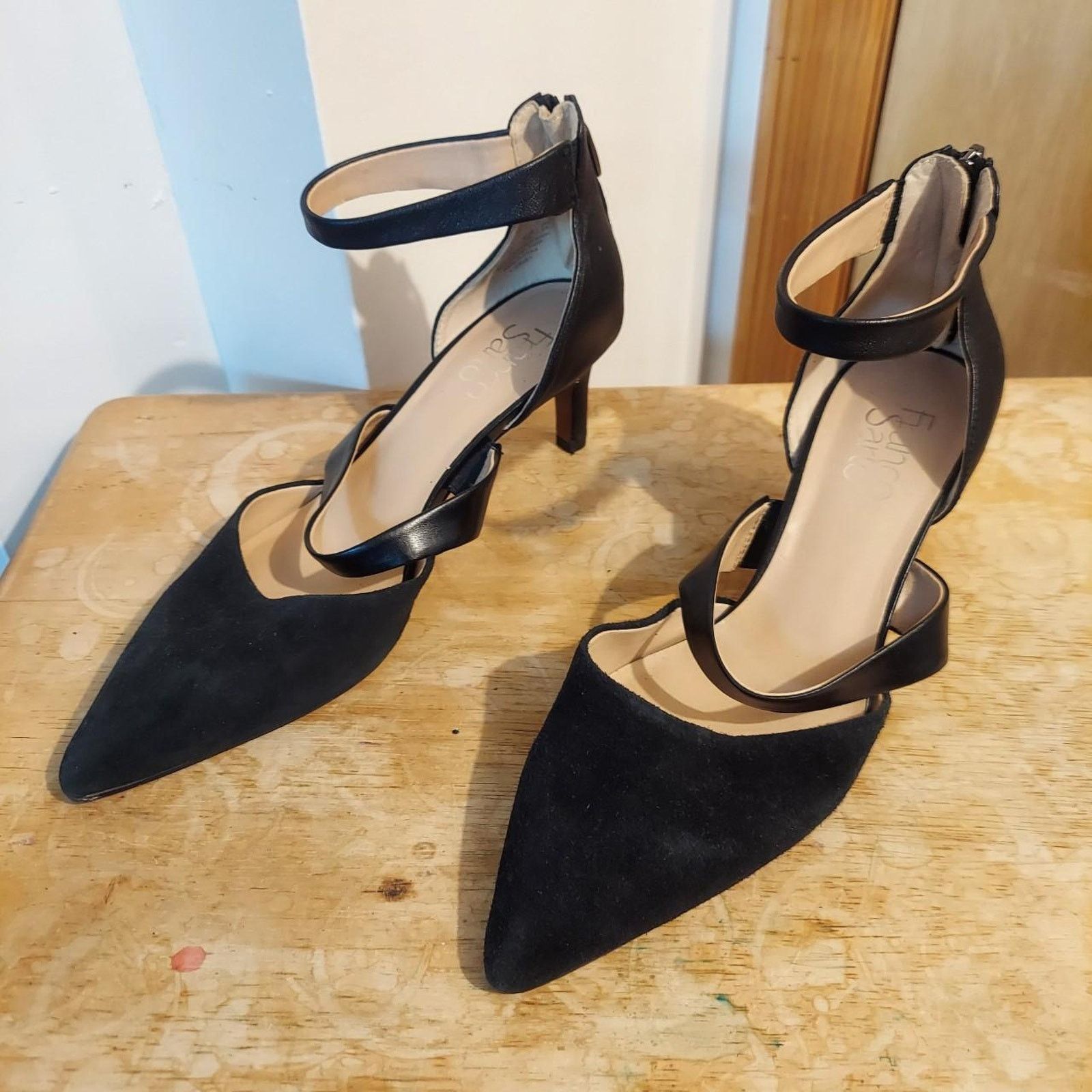 Franco Sarto Franco Sarto Davey Women s US 8 M Black High Heel Pumps EUC Grailed