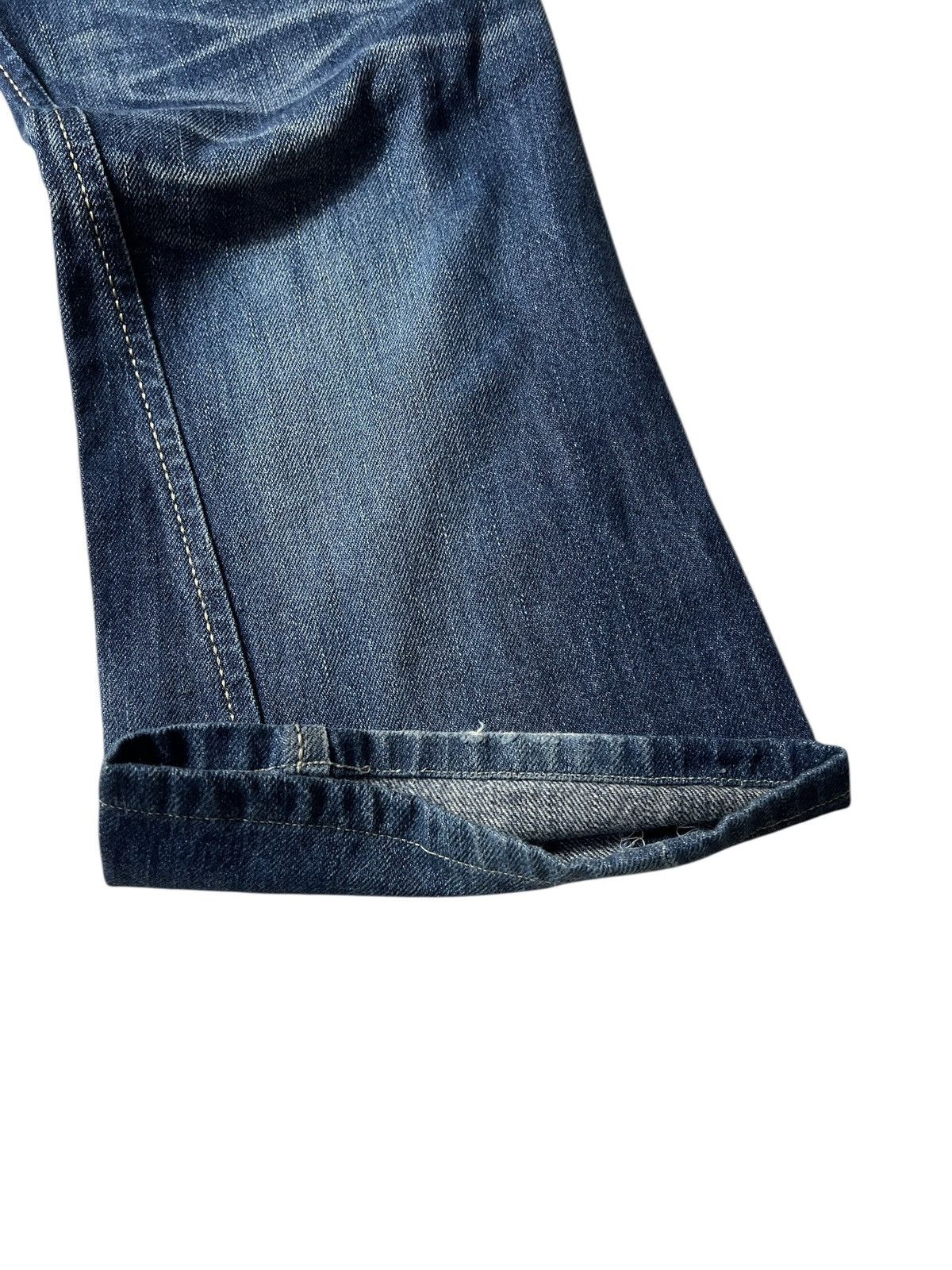 Edwin Edwin Blue Trip Destroyed Lgb Style Distressed Flared Pants Size US 32 / EU 48 - 13 Thumbnail