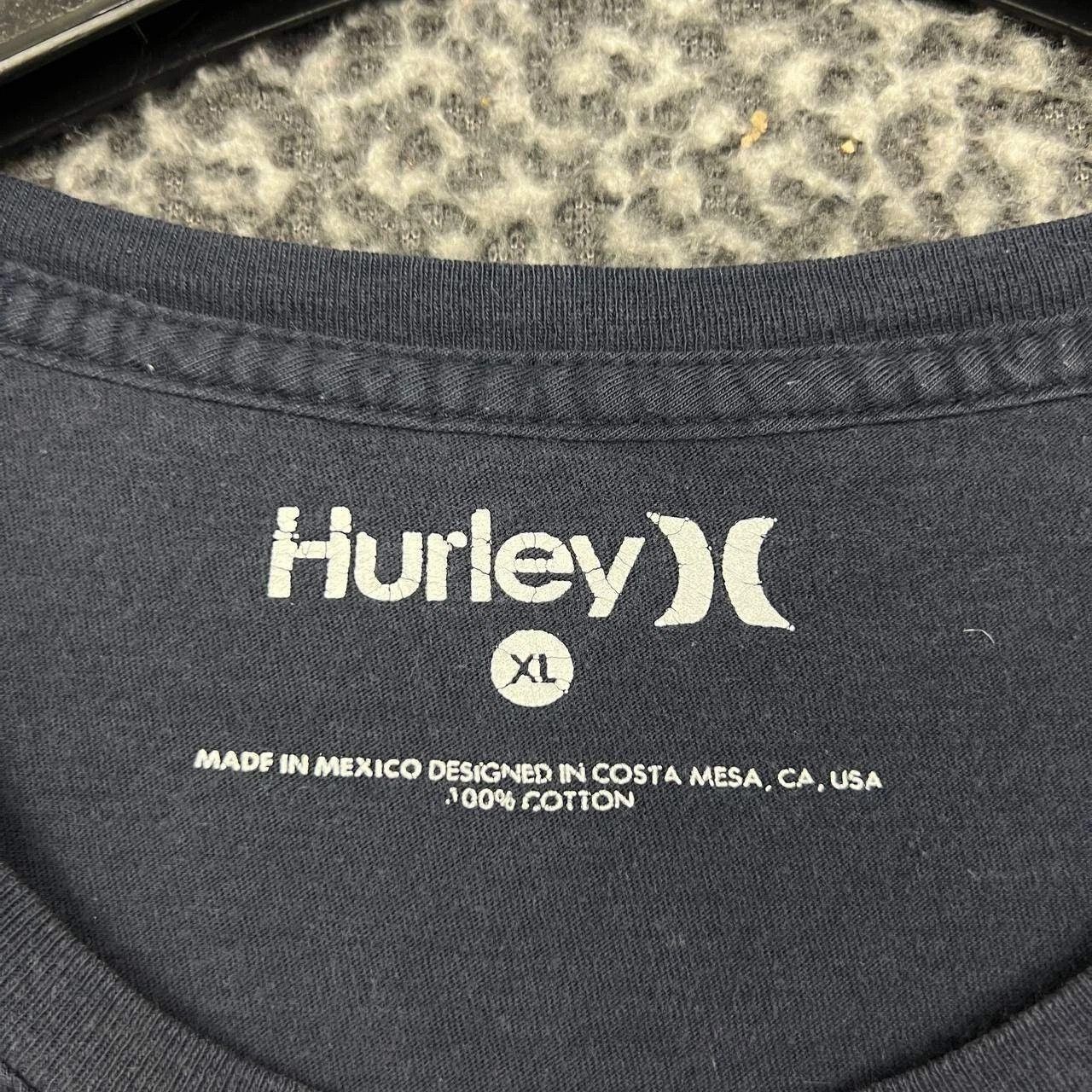 Hurley Hurley Shirt Men Extra Large Black Crew Neck Cotton Size US XL / EU 56 / 4 - 6 Thumbnail