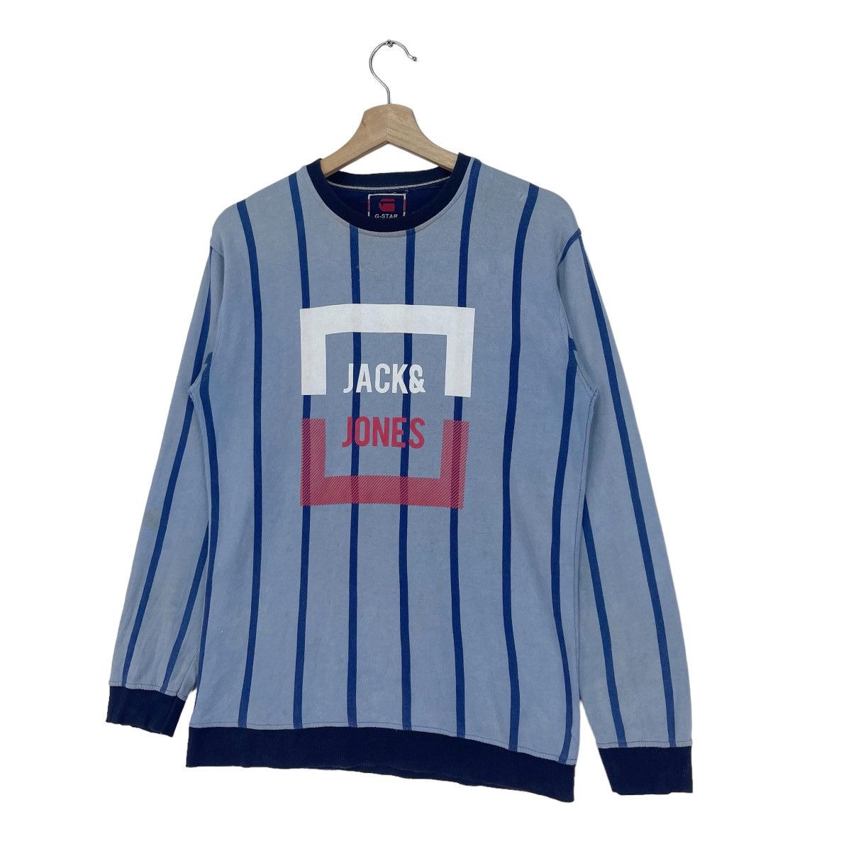 G-Star × Vintage Vintage G Star Jack & Jones Sweatshirt Size US M / EU 48-50 / 2 - 2 Thumbnail