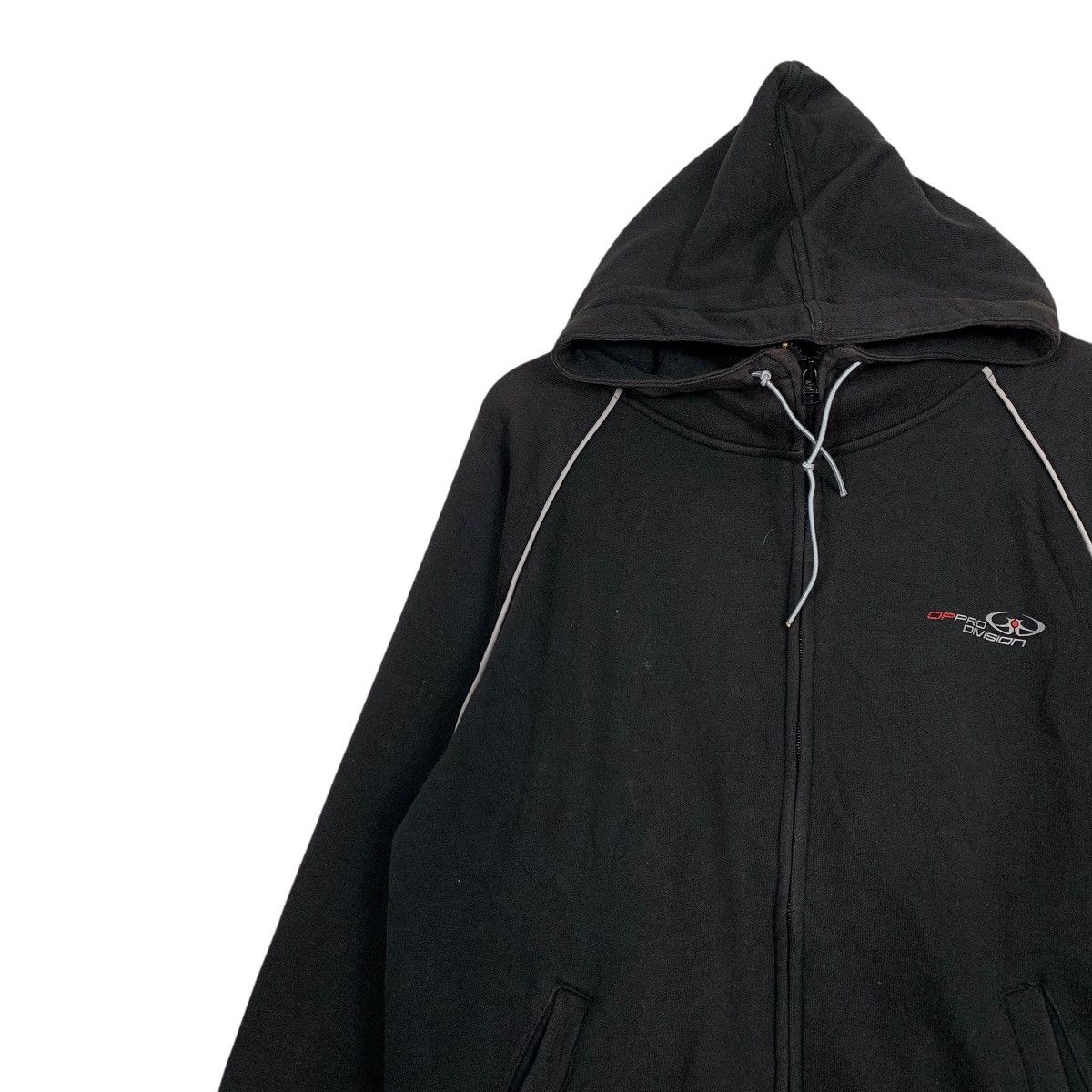 Japanese Brand Vintage OP Pro Division Big Logo Zipper Hoodie Size US M / EU 48-50 / 2 - 7 Thumbnail