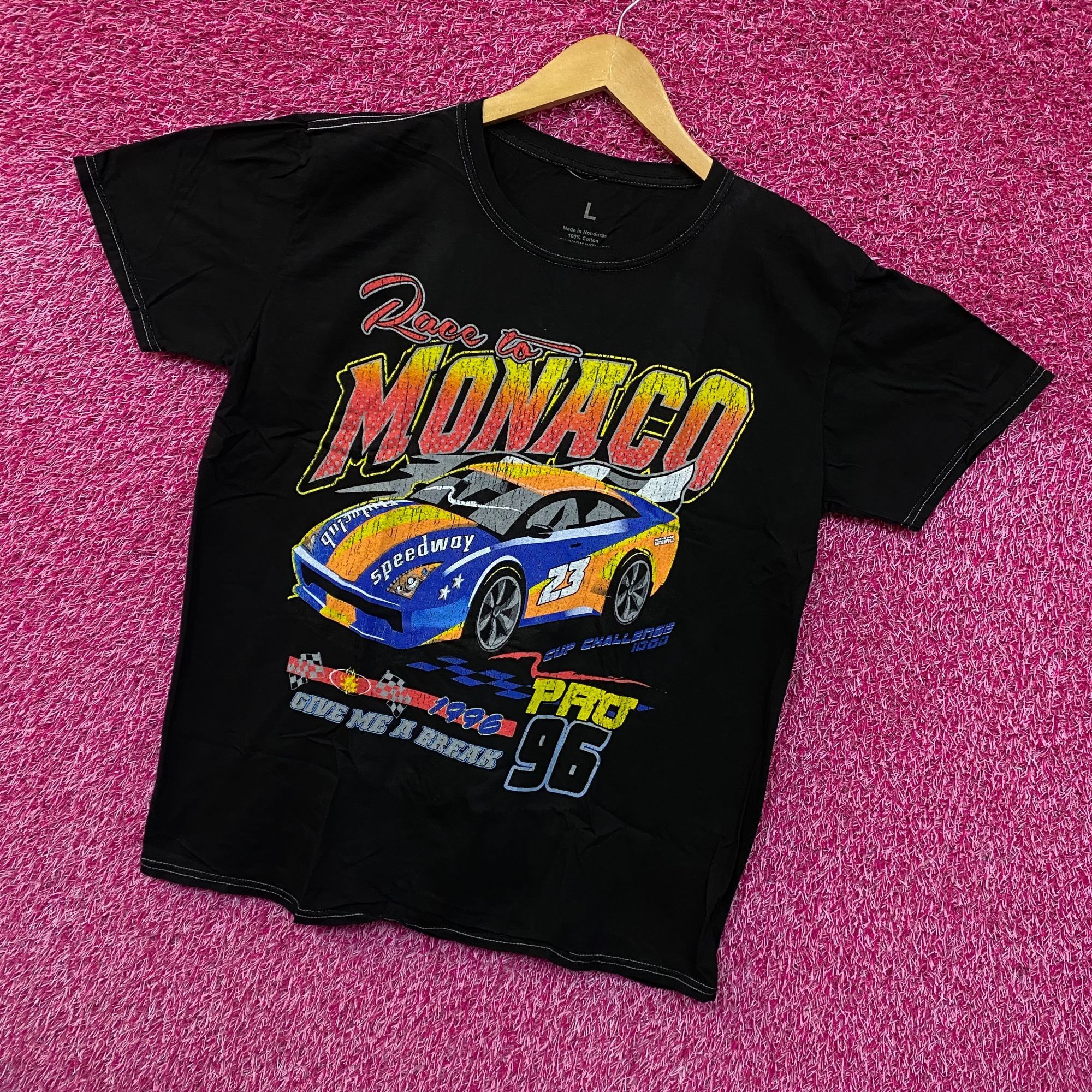 Urban Outfitters Race to Monaco Pro 96 Cup Challenge 1000 Racing Car Tee L Size US L / EU 52-54 / 3 - 3 Thumbnail