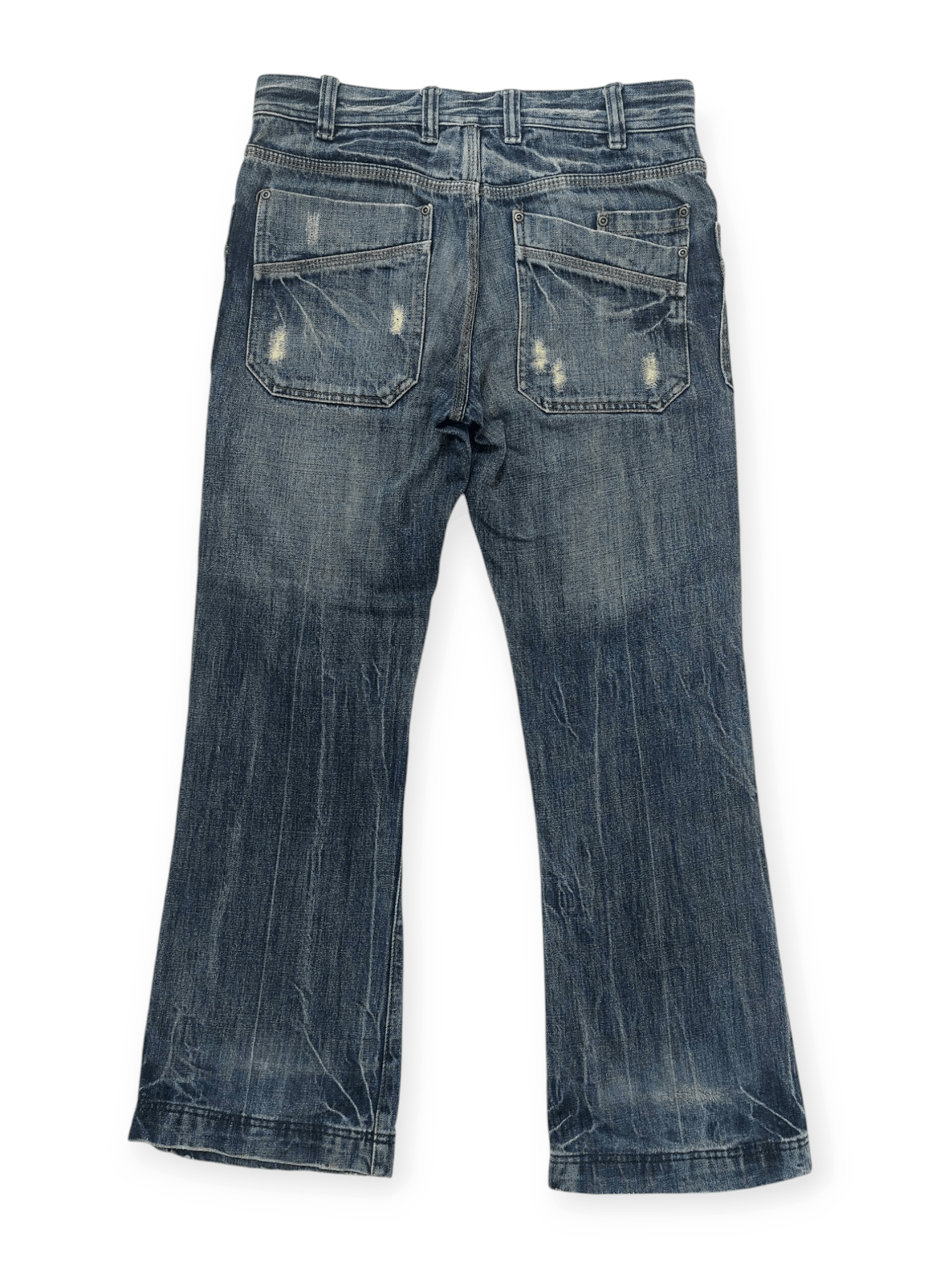 Designer Flare Big Pocket Baggy Denim Size US 30 / EU 46 - 4 Thumbnail