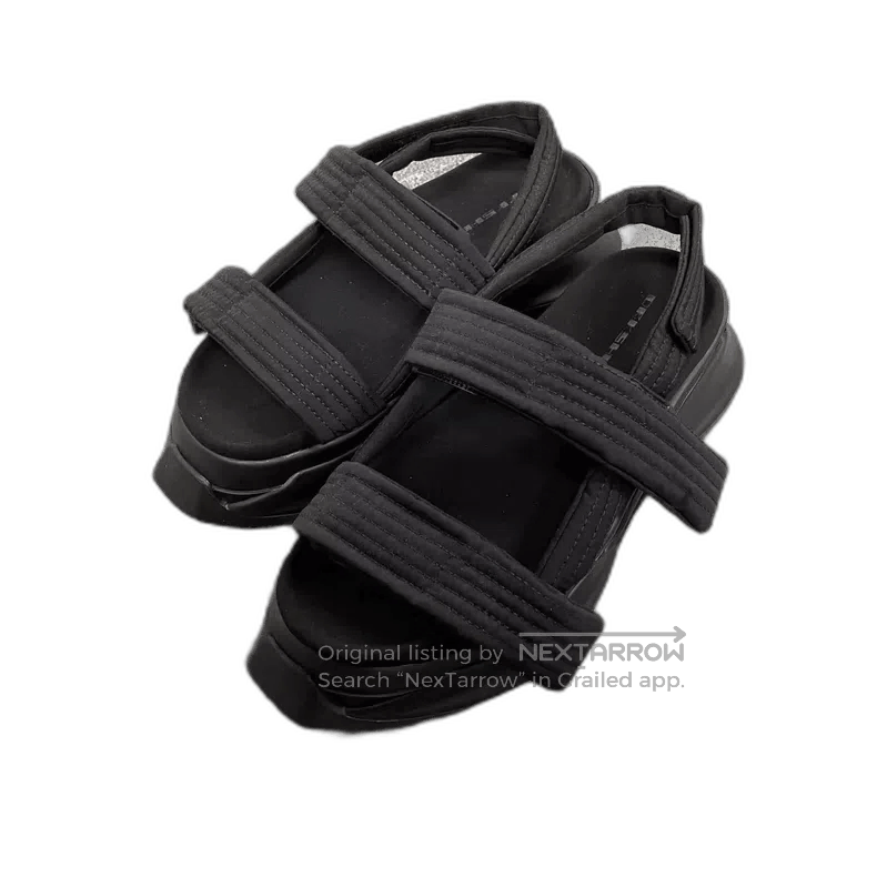 Rick Owens Rick Owens Black Platform Sandals. Size US 10 / EU 43 - 1 Thumbnail