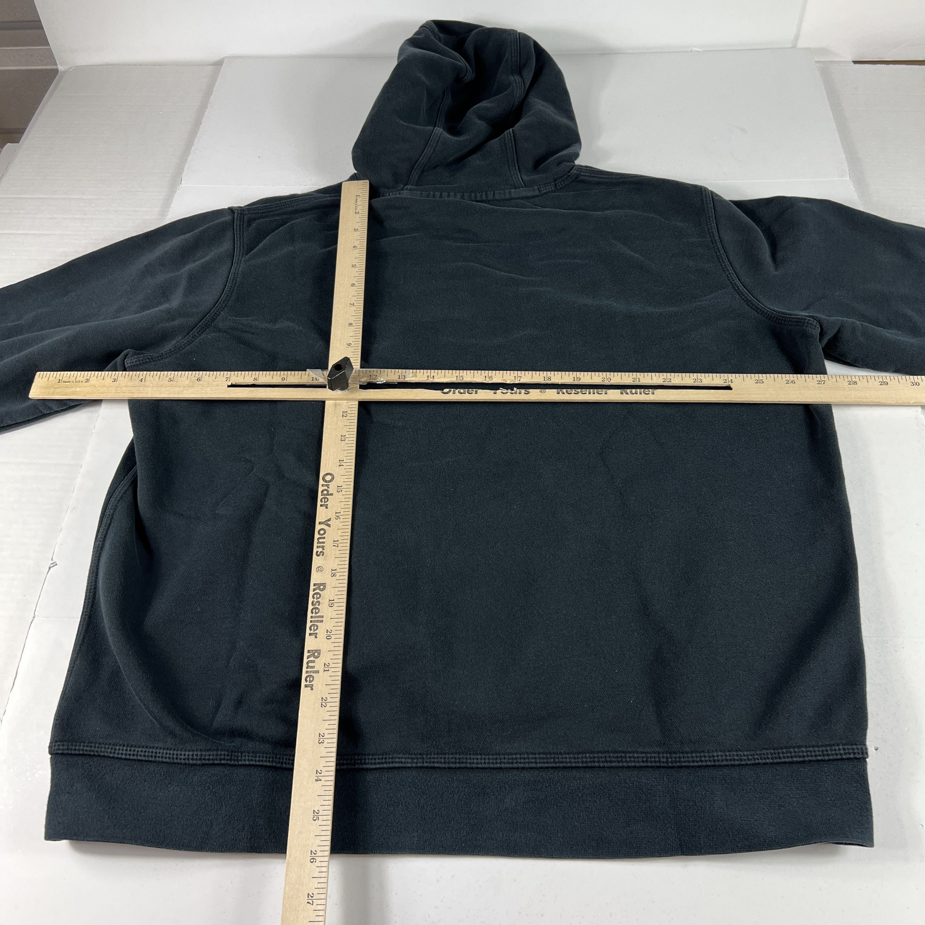 Nike Nike Sweatshirt Black Faded Swoosh Logo Pullover Hoodie Size US XL / EU 56 / 4 - 11 Thumbnail