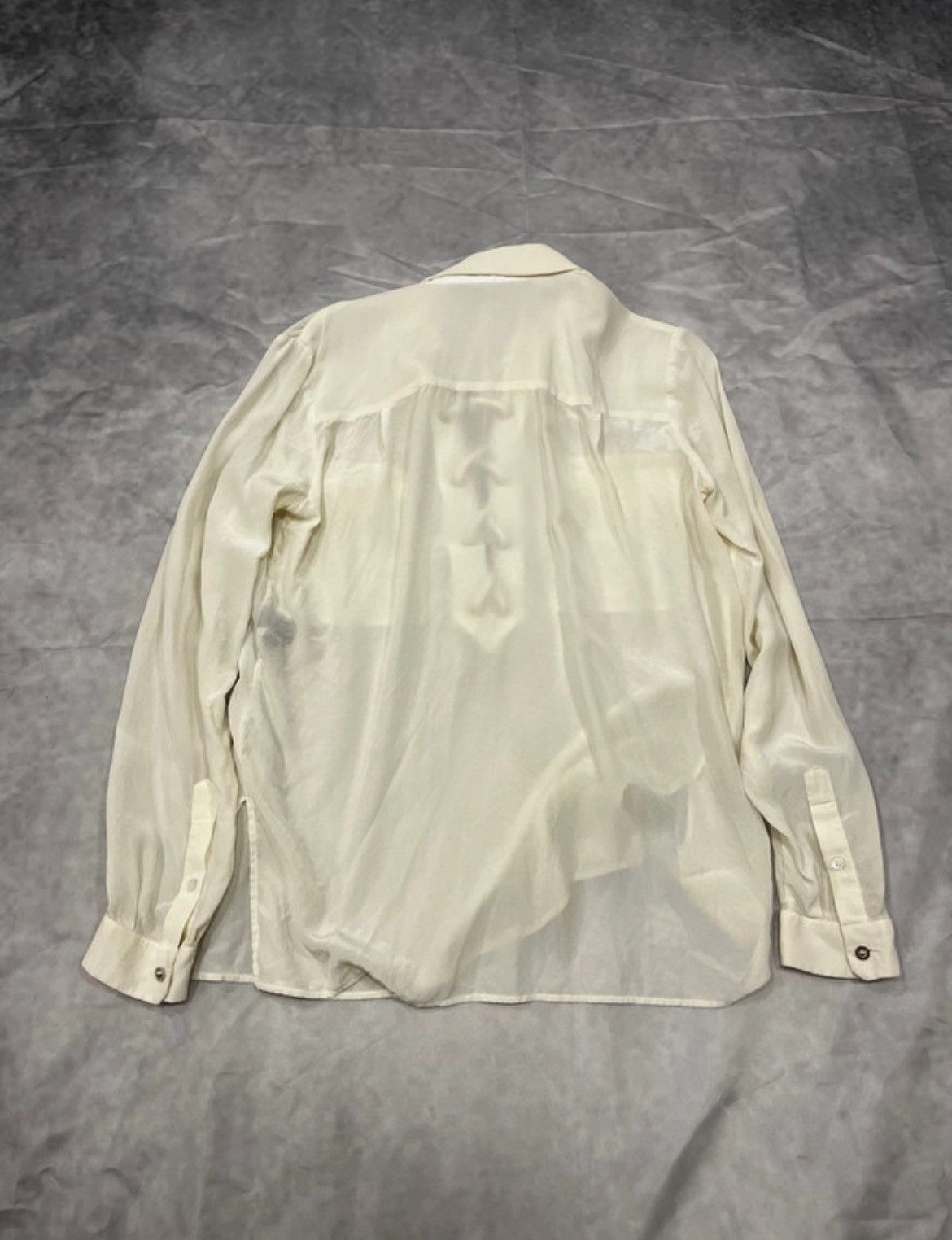 Roberto Cavalli Roberto Cavalli Lace-Up Sheer Blouse Size M / US 6-8 / IT 42-44 - 6 Thumbnail