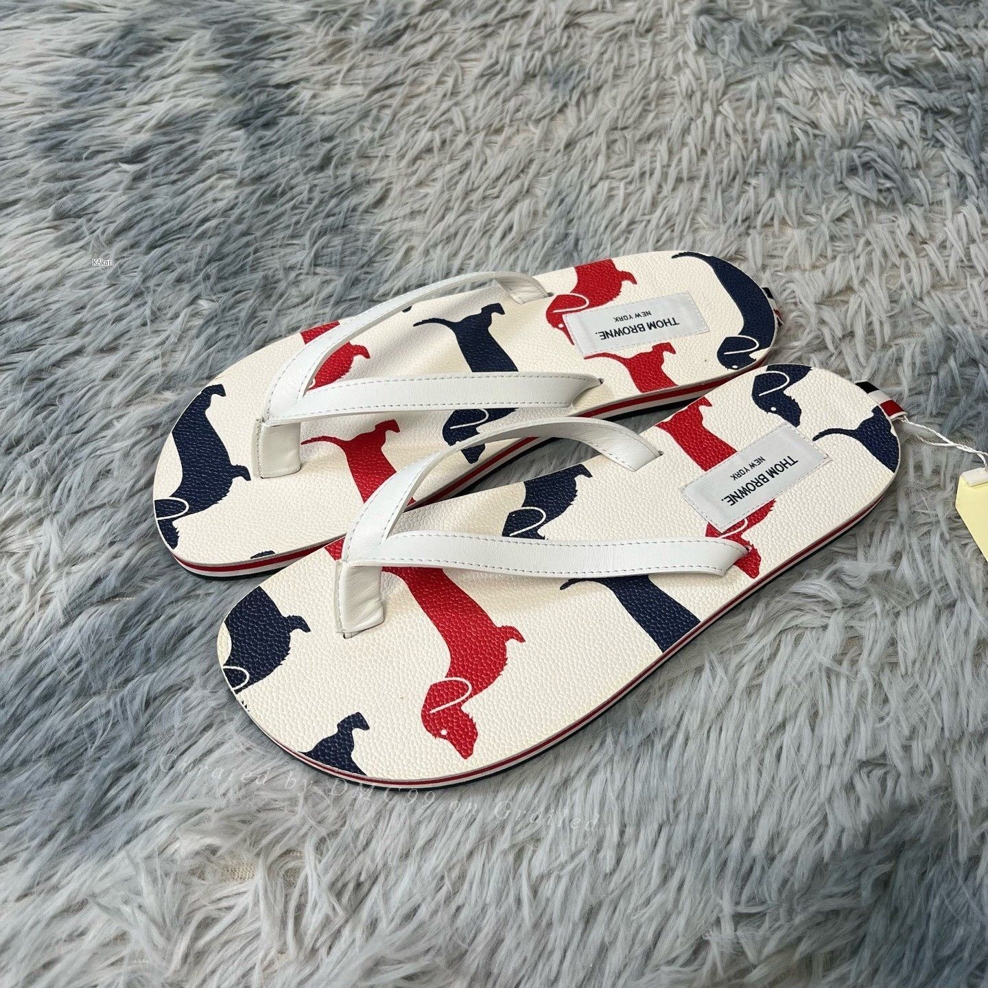 Thom Browne Thom Browne Men's Flip-Flop Slippers Size US 9 / EU 42 - 2 Thumbnail