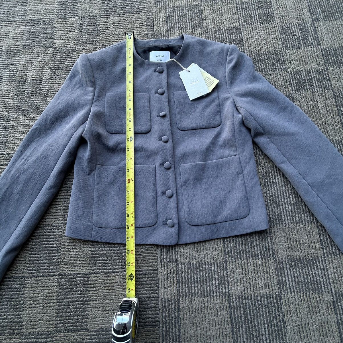 Aritzia Aritzia Wilfred Paradox Crepette Grey Jacket Size XS / US 0-2 / IT 36-38 - 6 Thumbnail