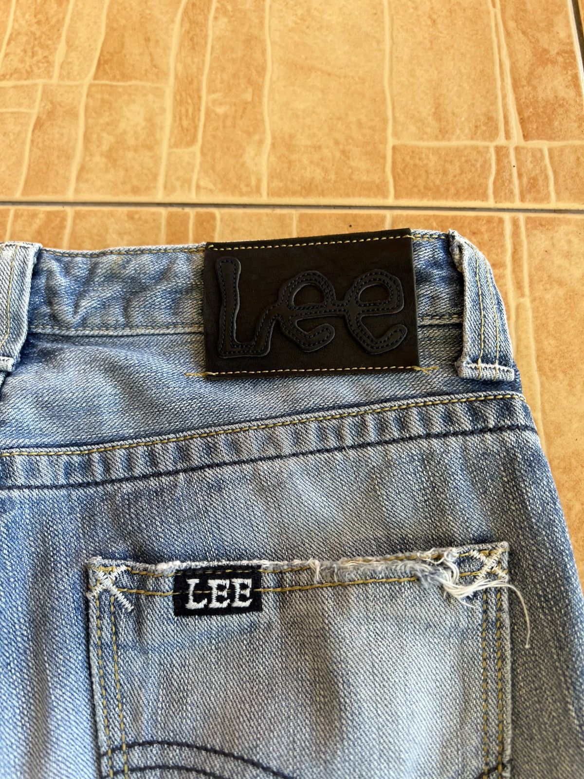 Lee Vintage Lee Riders Distress Jean Size US 29 - 19 Thumbnail