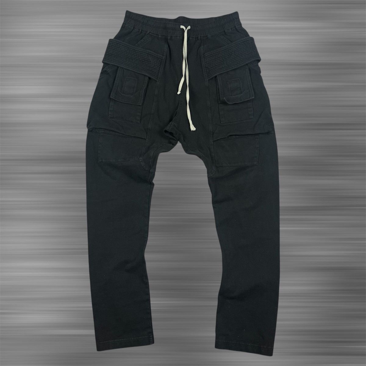 Rick Owens DRKSHDW Black 'Creatch' Cargo Pants